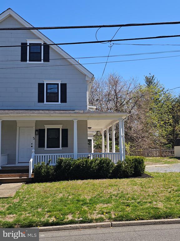 UPDATED & UPGRADED!This Charming attached home with a private driveway is in the highly sought after Marlton neighborhood with a strong school system  and is conveniently accessible to major highways, close to Center City Philadelphia and a short drive to the beautiful South Jersey beaches!  This Adorable home features a wrap around porch , 3 bedrooms and 2 and 1/2 baths plus many upgrades such as  a beautifully upgraded eat in kitchen with All New kitchen cabinetry, quartz countertops, New 4 piece Stainless steel appliances and pretty backsplash!  The bathrooms have been upgraded with All New bath appliances, fixtures,  new tile, vanity ,mirror and lighting! NEW WINDOWS, NEW ROOF, NEW HEATER , NEW AIR CONDITIONING, NEW HOT WATER HEATER,  NEW Flooring Throughout, Fresh Paint Throughout,  fresh, New carpeting on 3rd floor, New Decking on wrap around porch, new interior doors and trim, new front & back doors, fresh, new shutters & fresh landscaping -Upping the Curb appeal...Too Many Upgrades to mention!