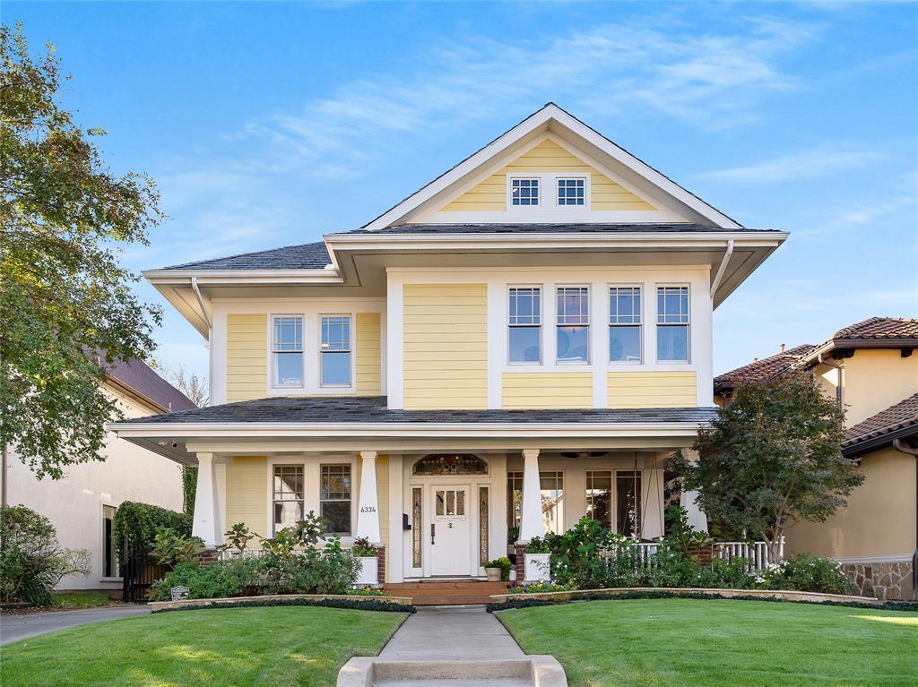 Welcome to 6334 Velasco Avenue — a stunning Craftsman-style home where timeless charm meets modern luxury. With over 4,200 square feet of beautifully refreshed living space, this East Dallas gem was thoughtfully updated in 2022 with enhancements to structure, appliances, and technology for effortless, high-end living. The spacious layout features 4 bedrooms, 4.5 baths, and a generous third-floor game and media room. A glassed-in porch off the kitchen is the perfect spot for morning coffee, while the screened sleeping porch off the primary suite offers a serene retreat you’ll never want to leave. A detached two-car garage includes full guest quarters with a private bath, laundry, and plumbing for a full kitchen—ideal for guests or extended family. With a dedicated workshop, ample storage, and a whole-home water filtration system, every detail has been considered. Located in one of Dallas’s most coveted neighborhoods, this home perfectly blends craftsmanship, comfort, and convenience.