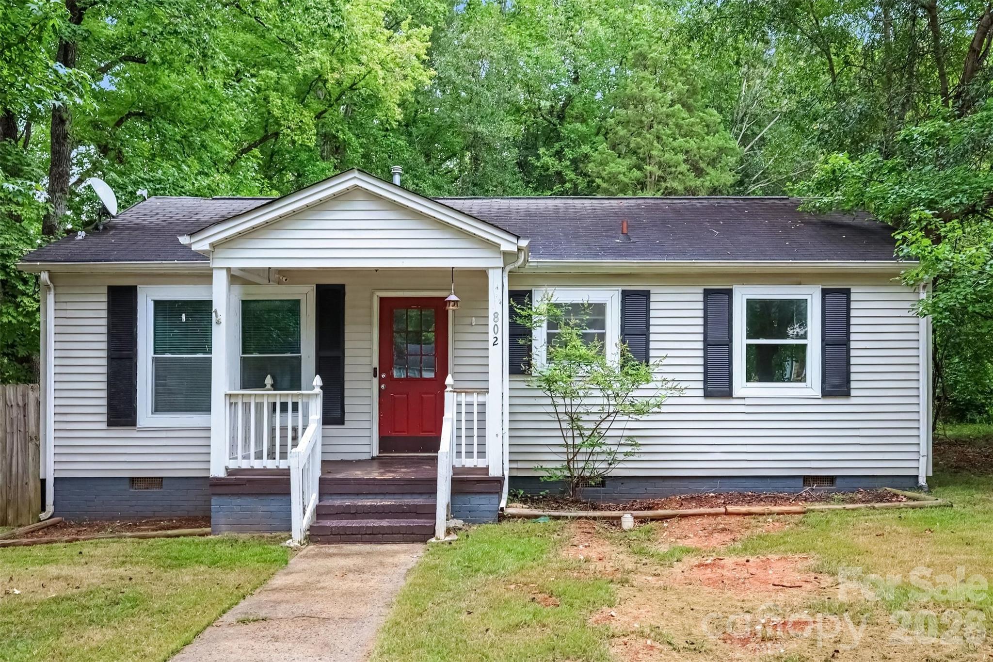 Welcome to this charming home that has been lovingly cared for and updated. 3 year old HVAC, 2 year old water heater, new plumbing in 2025 and new electrical in 2022. LVP flooring added in 2025 and new deck in 2024. This open concept home flows beautifully from the spacious living room to the open kitchen. Three spacious bedrooms offer plenty of room to spread out while the back deck and yard offer plenty of space and privacy. Don't miss this one as it won't last long!