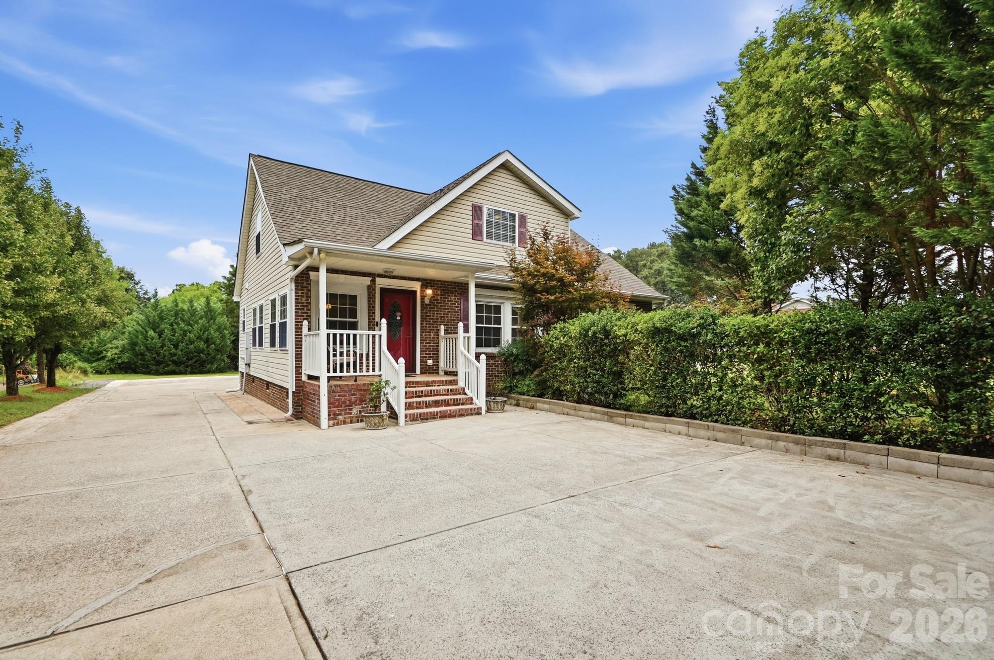 Tucked away on a beautifully landscaped, nearly half-acre lot, this charming two-story home offers the kind of space and privacy that's becoming harder to find. With 5 bedrooms, 2 full baths, and 2,295 heated square feet, there's room for everyone to spread out while still feeling connected. The home's mature landscaping and private backyard create a peaceful setting that feels far removed from the hustle and bustle, yet you're just minutes from everything Matthews and southeast Charlotte have to offer. A large 544-square-foot side-entry two-car garage provides plenty of space for vehicles, storage, hobbies, or a workshop.What truly sets this property apart is the freedom that comes with it. No HOA, no extra fees, and no restrictive neighborhood rules. Whether you envision backyard gatherings, a garden oasis, space for pets to roam, or simply a quiet place to unwind, this property gives you the flexibility to make it your own. Combining generous living space, established landscaping, a private setting, and a highly desirable Matthews location, this is the kind of home buyers have been waiting for.