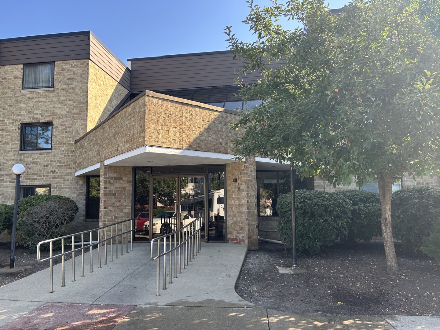 Fantastic Location-First Floor Location with Assigned Parking Spots Nearby.  Welcome to this bright and well-kept 2-bedroom condo located on the 1st floor of a quiet, elevator building in Rolling Meadows. Recently remodeled kitchen features a breakfast counter and ample cabinet space. The bath is newly upgraded and the whole unit has been neutrally painted. Both bedrooms offer ample natural light and whole wall closet space. The unit comes with two assigned parking spaces (#327 and #328).  Monthly assessments include water, exterior maintenance, pool, clubhouse, tennis and more. This is an owner-occupied building with no rentals allowed, offering a peaceful, residential feel. Enjoy easy access to Route 53, I-90, shopping, dining, and Woodfield Mall - a commuter's dream and an excellent value in a sought-after area!