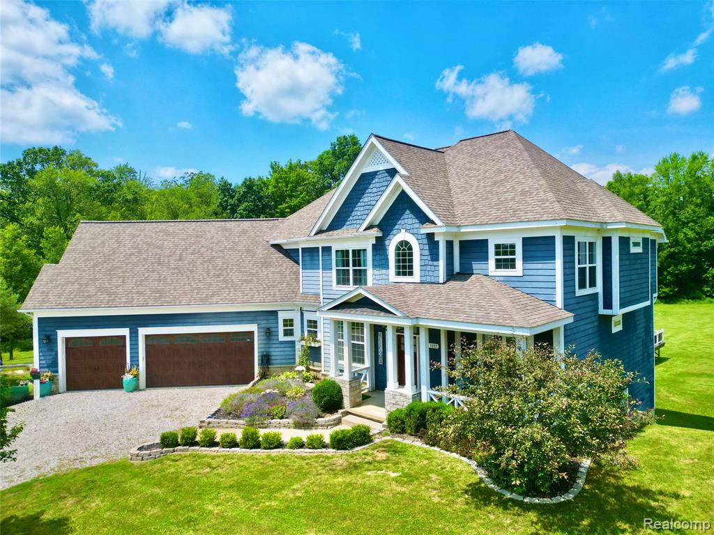 Stunning 5-Bed, 4.5-Bath Estate on 10 Private Acres in Holly! Welcome to your dream home nestled in a serene private subdivision! This beautifully maintained 5-bedroom, 4.5-bathroom residence sits on 10 sprawling acres and offers the perfect blend of luxury and nature. Enjoy summer days by the above-ground pool, relax year-round in the hot tub, or entertain guests on the spacious deck surrounded by woods and wildlife. Inside, you’ll love the gourmet kitchen featuring high-end finishes, modern appliances, and ample space for cooking and gathering. The expansive walk-out basement is ideal for a home theater, gym, or game room – endless possibilities! A 3-car garage provides plenty of room for vehicles, tools, and toys. With spacious bedrooms, updated bathrooms, and thoughtful details throughout, this home offers comfort, privacy, and luxury – all just minutes from downtown Holly and I-75. Don’t miss this rare opportunity!