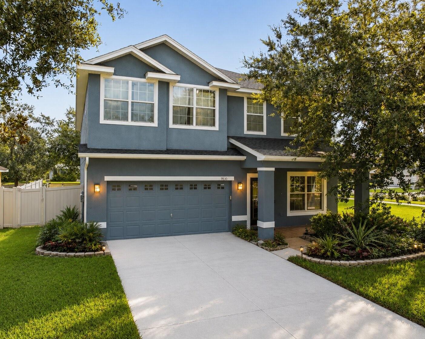 NEED MORE SPACE WITHOUT SACRIFICING COMFORT, PRIVACY OR A BEAUTIFUL VIEW? Welcome to this updated 6-BEDROOM, 3.5-BATHROOM residence offering 3,386 SQUARE FEET of flexible living space on a FULLY FENCED CORNER HOMESITE with a TRANQUIL BACKYARD POND VIEW in desirable Asbel Estates.Designed for the way you live today, the expansive floor plan offers multiple living and gathering areas with plenty of room for entertaining, working from home, hosting guests, creating a media room or designing the home gym you have always wanted. HIGH CEILINGS and abundant natural light enhance the open and inviting atmosphere, while updated LVP FLOORING provides a stylish, cohesive and easy-to-maintain finish throughout.At the center of the home, the spacious kitchen flows seamlessly into the main living area and features abundant cabinetry, generous counter space and STAINLESS STEEL APPLIANCES creating a comfortable setting for everyday living and effortless entertaining.A highly desirable MAIN-FLOOR PRIMARY SUITE provides privacy and convenience, complete with a spacious bedroom, private bath and generous storage. Upstairs, five additional bedrooms. exceptional versatility for guests, offices, hobbies or additional living space allowing the home to evolve with your needs.Step outside to the FULLY FENCED BACKYARD, where mature trees and peaceful WATER VIEWS create a relaxing backdrop for morning coffee, outdoor dining and evenings at home. The pond setting gives the backyard a sense of openness and tranquility rarely found at this price point.The CORNER LOT, two-car garage and additional driveway parking provide even more everyday functionality. Asbel Estates offers scenic ponds and conservation areas along with a dog park, playground, basketball court and sand volleyball court. Convenient access to shopping, dining, parks, schools and major commuter routes completes the package.SIX BEDROOMS. OVER 3,300 SQUARE FEET. A MAIN-FLOOR PRIMARY SUITE. A FULLY FENCED BACKYARD WITH POND VIEWS. This home delivers the space, flexibility and setting you have been searching for. Schedule your private tour today.