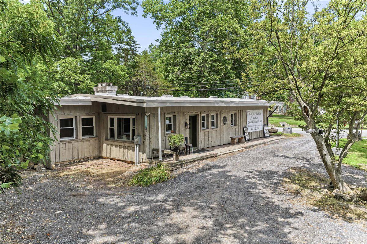 Waterfront living in the heart of historic Saint Peters Village! Set along the banks of picturesque French Creek and surrounded by protected woodlands, stocked fishing waters, and miles of hiking trails, this exceptional ranch home offers a lifestyle that feels worlds away while remaining conveniently connected to everything Chester County has to offer.Perfectly positioned on a scenic 1-acre parcel, this light-filled residence embraces its natural surroundings with expansive picture windows that frame tranquil creek views and flood the home with sunlight. The welcoming living room is anchored by a classic brick wood-burning fireplace, creating a warm and inviting atmosphere in every season.The beautifully updated kitchen features crisp white cabinetry, granite countertops, decorative tile backsplash, wood-look tile flooring, and stainless-steel appliances. Just beyond, the sunroom offers a front-row seat to the beauty of French Creek, providing an ideal space to unwind, entertain, or simply enjoy the ever-changing landscape throughout the year.Outdoor living is equally captivating, with direct access from the kitchen to a private deck, patio, and fire pit area overlooking the peaceful setting. Whether enjoying morning coffee, dining al fresco, or hosting friends and family, the outdoor spaces are designed to celebrate the property's remarkable location.The spacious primary suite includes an updated bath featuring travertine flooring, a subway tile shower, and glass enclosure. A generously sized second bedroom enjoys direct access to its own full bath, while a conveniently located powder room serves guests. A thoughtfully placed mudroom/laundry room enhances the comfort and functionality of everyday living.Additional highlights include a solid block two-car garage, expanded parking area, and the ease and convenience of single-level living. Adding to its appeal, the property is zoned B-1 Neighborhood Business, creating unique flexibility for those seeking an owner-occupied business, professional office, wellness practice, studio, or other approved use. With frontage along Route 23 and a history as a successful wellness center, the possibilities are extensive while preserving the property's peaceful residential character.With the Horseshoe Trail quite literally in your backyard, Saint Peters Village just steps away, and Warwick County Park moments from your door, this is more than a home. It's a rare opportunity to own a private creekside retreat in one of Chester County's most cherished destinations.Experience the beauty, tranquility, and versatility of life along French Creek at 3671 Saint Peters Road.