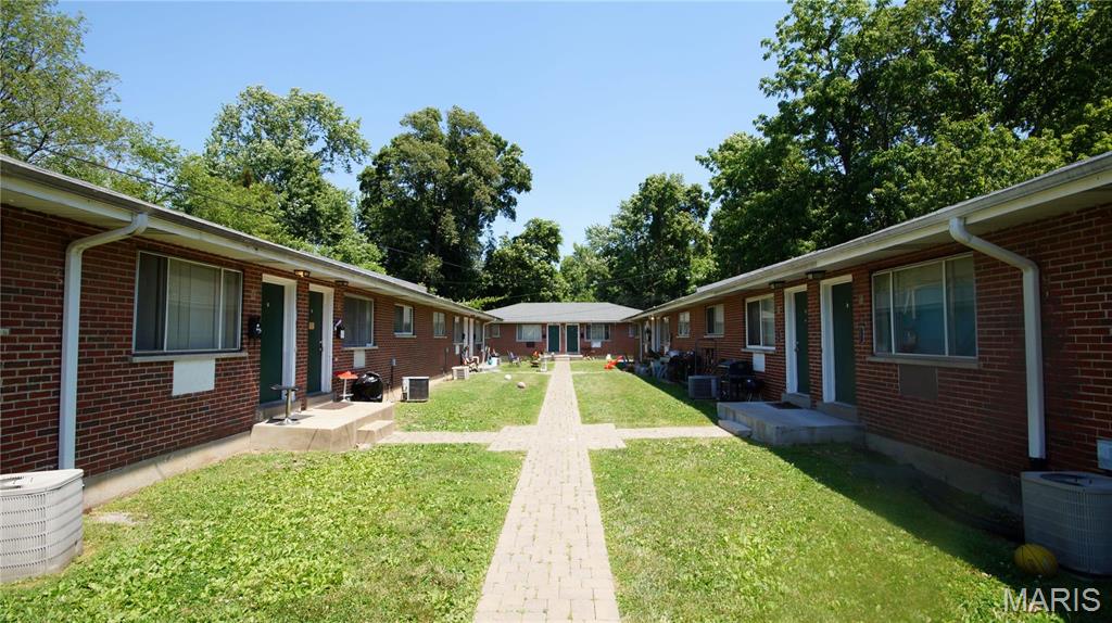 This property has a total of 11,536 sq. ft. across three buildings. There is opportunity to significantly enhance property value and cash flow by increasing below-market rents to align with current market rates, coupled with optimizing property management efficiencies for improved operational performance. There is the added potential to reduce or entirely eliminate utility expenses by billing tenants for their usage. All 2-bedroom, 1-bathroom of the units have been recently updated. Significant improvements include a roof less than 5 years old and a newly redone parking lot within the past 2 years. Safety is a priority, with onsite cameras located at the complex. The property includes seven basements with 2 apartments sharing one basement. There are 14 washer and dryer hookups (no machines currently in place). The current rents total $8,965/month, with potential for increases. The nearby 2202 Hord, 63136 recently sold for $60,000 per unit, with each unit rented at $605/month.
