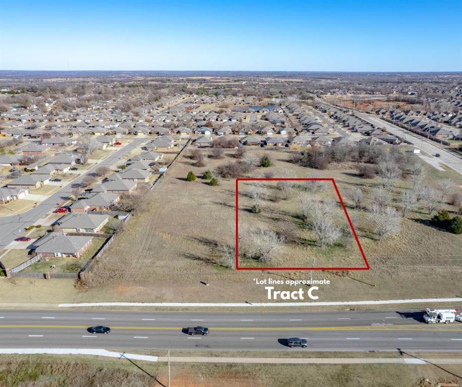 Discover an exceptional development opportunity at the corner of NE 12th Avenue and Rock Creek Road in Norman. Tract C offers 38,350 SF of prime commercial land, zoned C-1, providing flexibility for a wide range of retail, office, or service-based projects. The property boasts excellent visibility and convenient access in a high-traffic corridor, surrounded by established neighborhoods and expanding commercial activity. Since the tracts are not yet platted, the layout and lot sizes can be adjusted to meet specific development needs, offering adaptability for both investors and end-users. With strong demographics, proximity to major roadways, and Norman’s steady growth, this site represents a rare chance to create a high-impact project in one of the city’s most desirable areas. 
Four total tracts available for purchase. Tract A (MLS#1197144) is 100,888 SF, Tract B (MLS#1197142) is 122,540 SF, Tract C (MLS# 1196706) is 38,350 SF, Tract D (MLS#1197129) is 38,350 SF. Each tract is priced at $8 per SF. Owner/Broker.