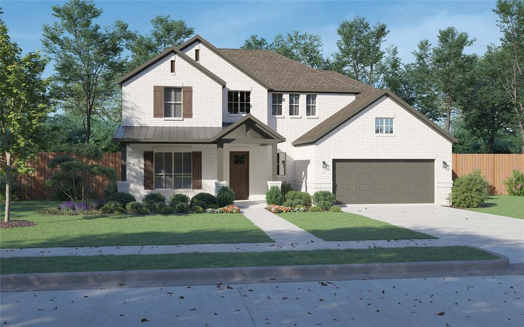 HOME IS COMPLETE AND READY FOR QUICK MOVE IN! LENDER INCENTIVES AVAILABLE!! Our Denali Floorplan features a dazzling front entry foyer and front porch which leads to complete open family living space with vaulted ceiling. You and your guests will be welcomed by an abundance of windows and natural light as it faces an open extended patio for those premier outdoor get togethers, or those peaceful intimate soirees. From an open kitchen with an oversized stylish quartz kitchen island, plethora of storage and high-end wood cabinets, stainless steel appliances, chef's 5 burner gas cook top, decorative pendant lighting, walk-in pantry equipped with a full dining nook for a formal dining experience, this home has it all for you to become the chef you've always wanted to be! It also includes a secondary bedroom and bathroom on the first floor for any guests or blended family members. Primary bedroom is also downstairs, tucked away for added privacy with additional windows for natural light connecting to an expansive primary bathroom with garden tub, deep walk-in shower, dual vanities with broad mirrors, separate water closet, and not one, but two walk in closets!! For convenience, we added a door from the primary closet to your utility room for extra comfort and functionality.  On the second floor this home features two additional bedrooms both with walk in closets, one being its own ensuite. With an additional loft space for intimate gatherings or a media space for added entertainment, this home HAS IT ALL within 3100sq ft!! This home is also a corner lot!  Deep oversized 60ft lot lends to large grassy yard for kids and pets to play. Spray foam insulation, tankless water heater and Honeywell thermostat for an efficient home. Miles of walking trails, fish stocked lake, pools and event lawns inspired by our National Parks. DFW’s newest development, close to Historic Downtown McKinney, restaurants, and dining! Ask about our current lender incentives with our partnered lender!