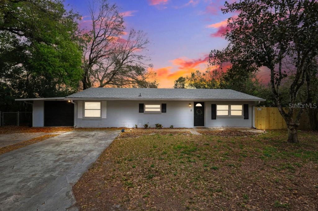 OWNER FINANCING AVAILABLE – COMPETITIVE MARKET RATES!A rare opportunity to purchase a move-in-ready Zephyrhills home with owner financing available at competitive market rates. Skip the traditional bank financing process and ask about available owner-financing terms.This 3-bedroom, 2-bath home offers 1,196 square feet with an open, functional layout and a split-bedroom floor plan. The kitchen opens directly to the main living area and features solid-surface countertops and stainless steel appliances, creating a comfortable space for everyday living and entertaining.The primary suite includes a private remodeled bathroom with a walk-in shower. Two additional bedrooms are located on the opposite side of the home and share a second full bathroom with a tub/shower combination.Outside, enjoy a fenced backyard with mature trees, an outdoor fire feature, and a storage shed. The property also includes a one-car garage and an extended driveway providing additional parking.NO HOA and NO CDD! Conveniently located near shopping, dining, and everyday amenities in Zephyrhills.Whether you're looking for your next home or simply want an alternative to traditional bank financing, this property offers a unique opportunity.OWNER FINANCING AVAILABLE – contact us today for pricing, terms, qualification requirements, and to schedule a showing.