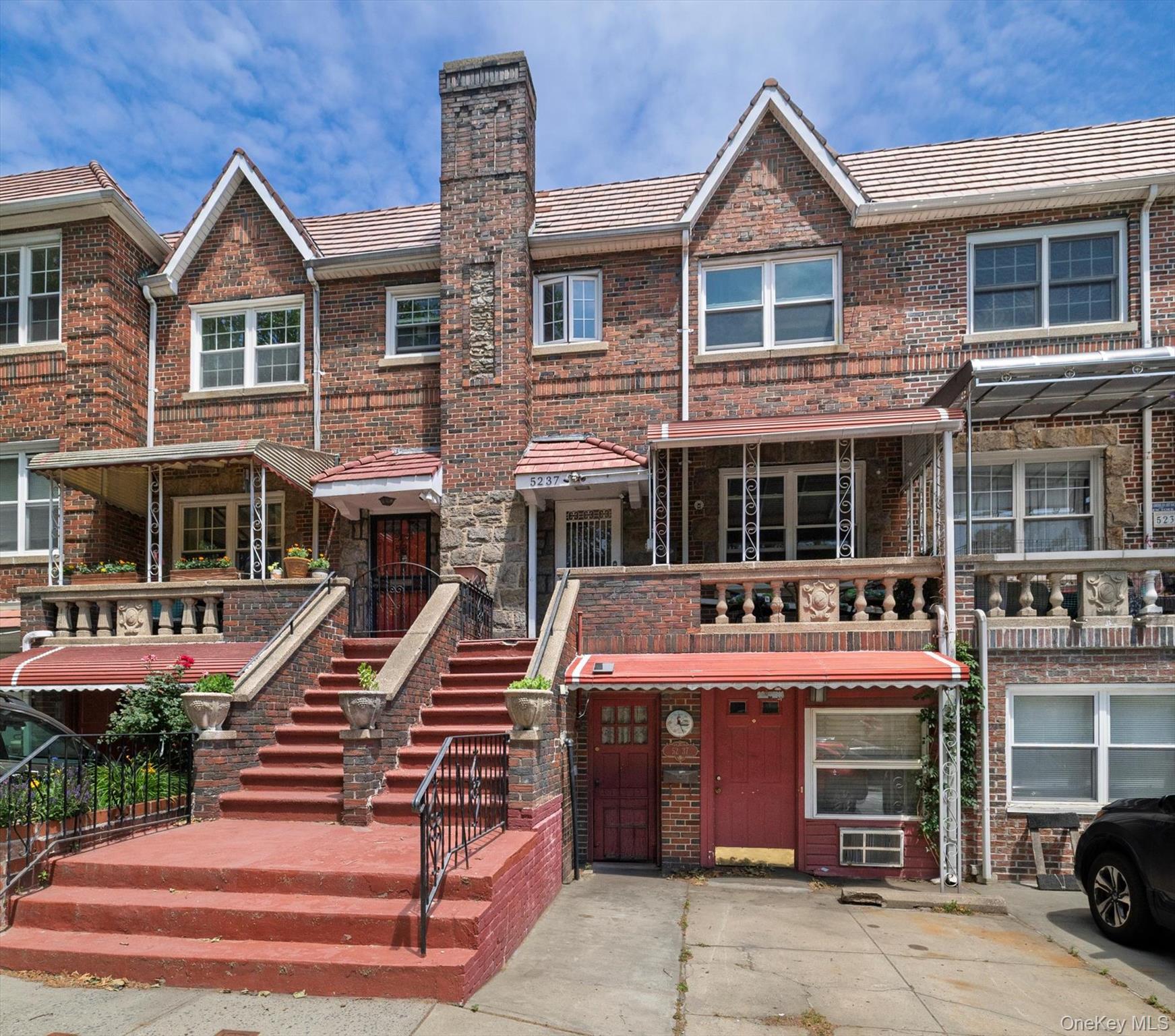 3 Level 3 bedroom 2 Bath attached Home in the highly desireable neighborhood of Sunnyside Queens The first floor offers great utility as it has street level entrance and also backdoor access to the backyard 2 rooms and bath with Washer and Dryer Beautifully maintained 2nd Level features Porch, Living room and Dining room with glistening hardwood floors, Recently updated Kitchen with Stainless Steel Appliances including Dishwasher Right off the Kitchen is a balcony which lends itself to outdoor cooking or just the ability to relax and enjoy the outdoors Top of the home has 3 good sized bedrooms with recently updated BathroomThere is a driveway for one car The house is bordered by Larry Virgillio and Michael Davidson Parks Close to all transportation, schools, shopping and houses of worship
