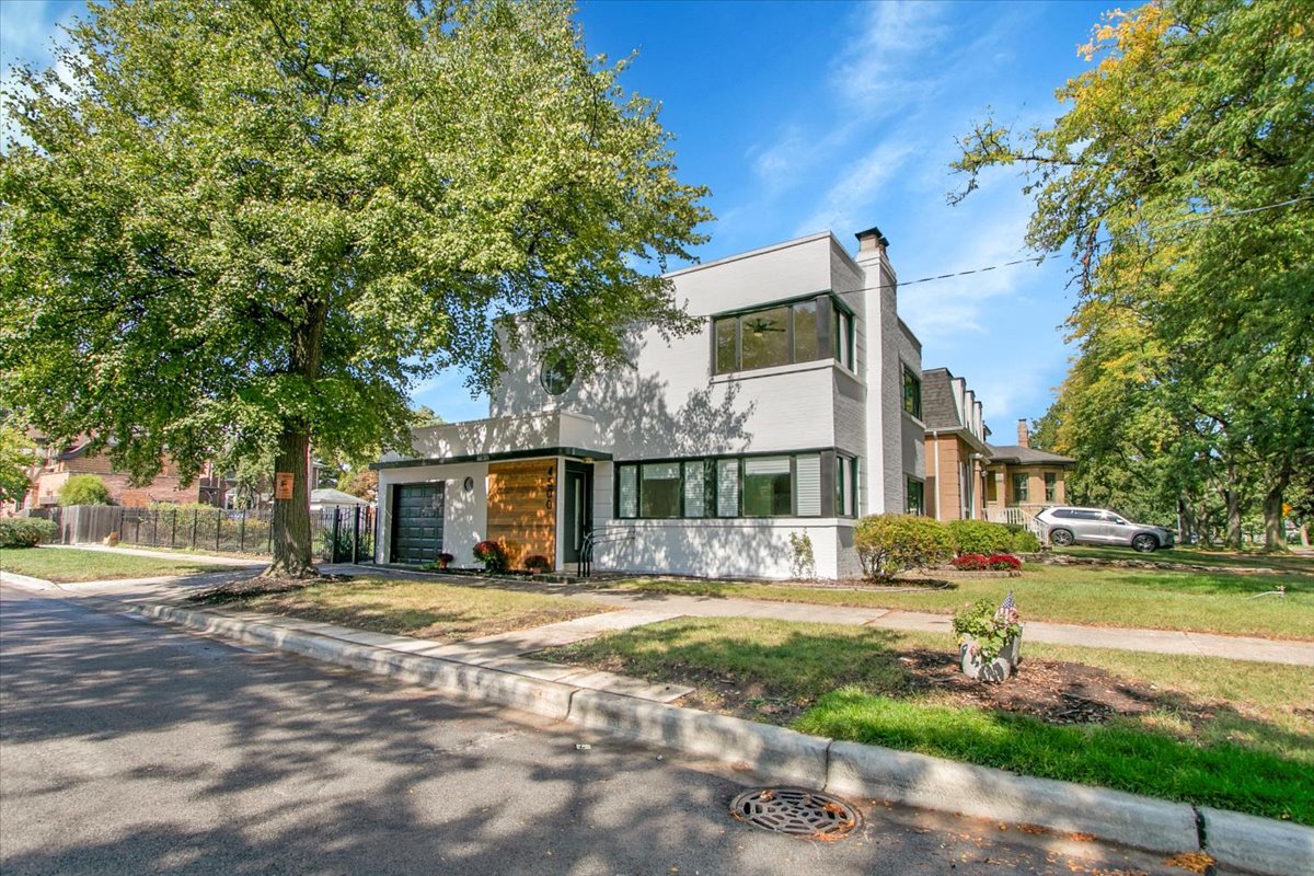 This stunning 4-bed/3-bath home in Chicago's Sauganash neighborhood is a must-see! The first floor features  a living room with freshly sanded and stained hardwood floors. The first floor also includes an updated kitchen  with new cabinets, quartz counters, and a Viking range and dishwasher. The family room is perfect for  entertaining with luxary vinyl floors. The second floor features a master bedroom with walk-in closet and master  bath. There is a beautiful bedroom/office with a walkout deck. The fenced yard is perfect for summer BBQs.  This home is close to 90/94 and the Metra. This is a great opportunity to own a Sauganash single-family home!  Don't miss your chance to see this one!