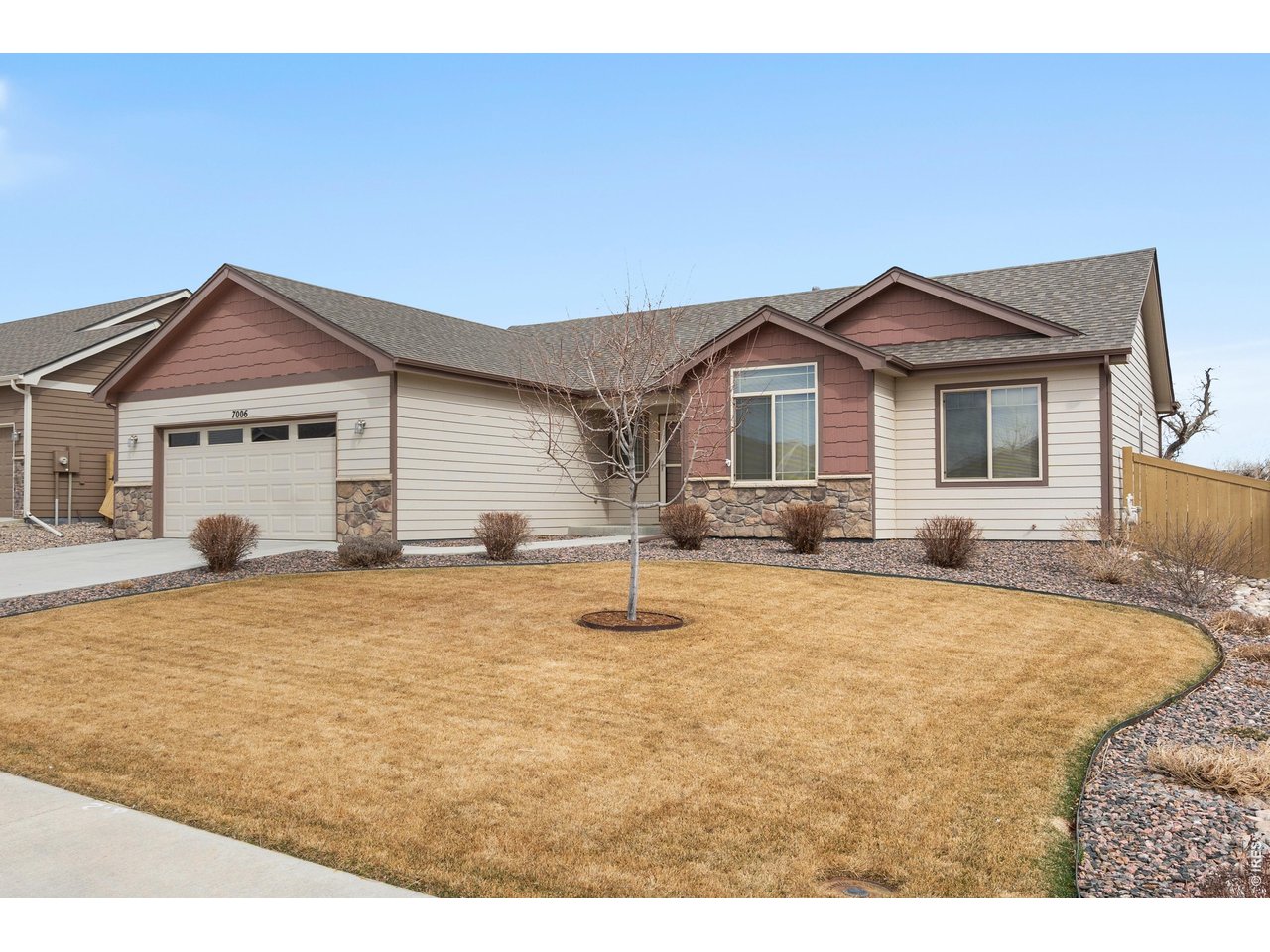 Fall in love with this home nestled in Sage Meadows, backing to open space. It's within walking distance to the neighborhood pool & clubhouse. This beauty will welcome you with an amazing landscaped yard, kept green by non-potable irrigation water furnished by the HOA. Once inside, appreciate the real hardwood floors that flow throughout the open floor plan, from entry to living, dining and kitchen. Picture yourself whipping up weekend breakfasts in this stunning kitchen with granite, gas stove & all Stainless appliances included. Open the sliding glass door to enjoy summer evenings on the oversized, covered patio. Bust out your grilling recipes while you enjoy your private, fenced yard. Back inside the main level continues with three bedrooms & laundry, washer & dryer included. The primary bedroom includes a 3/4 bath with walk-in closet. This home has the bonus of an unfinished basement awaiting your imagination. This home is ready for you to call it yours.