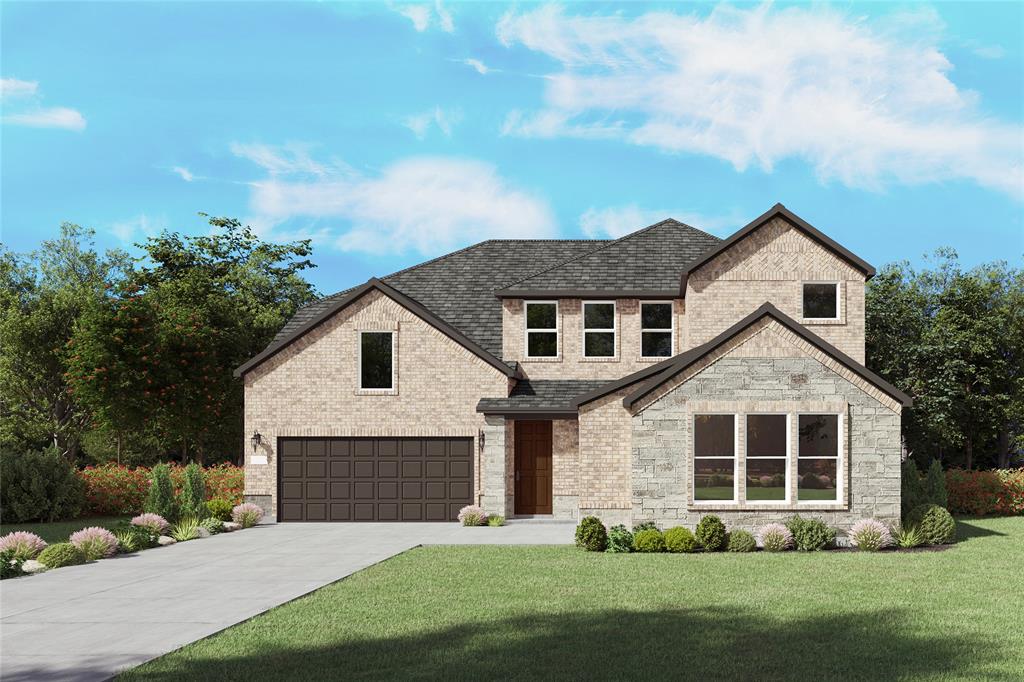 NEW CONSTRUCTION: Welcome to Highland Lakes in McKinney! Discover the exquisite two-story Gillett plan - available for move-in ahead of the 2026-2027 school year in Prosper ISD! This stunning 5-bedroom, 4.5-bathroom  home features a spacious game room, and a convenient secondary bedroom on the first level. The community boasts a refreshing pool and a lush park, perfect for relaxation and recreation. With 4,003 sq. ft. of open concept living space, this home is ideal for a growing family or entertaining guests. Experience the perfect blend of comfort and sophistication in this beautiful new home.