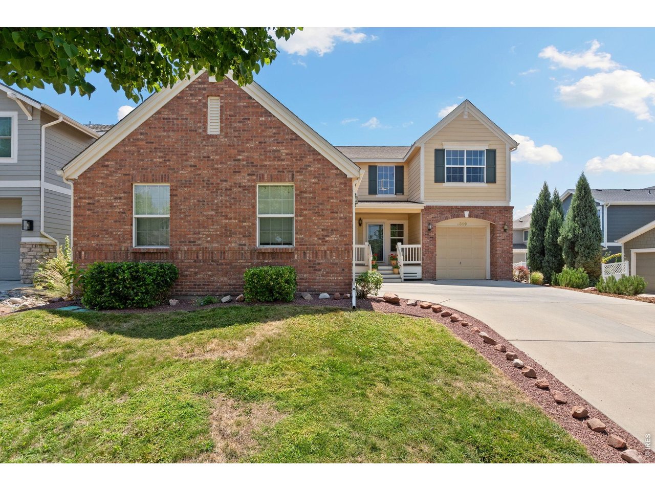 Welcome to this beautifully maintained two-story home in one of southeast Fort Collins' most sought-after neighborhoods. Offering over 2,600 square feet of finished living space, plus a full unfinished basement ready for your future vision, this home combines thoughtful updates, energy efficiency, and room to grow.Inside, you'll find maple hardwood floors throughout the main living areas, creating a warm and timeless feel. The flexible floor plan features three spacious bedrooms upstairs, a large loft perfect for a second living area, playroom, or media space, and a main-floor office that can easily serve as a fourth bedroom for guests or multigenerational living.The unfinished basement provides endless possibilities for additional bedrooms, a home gym, recreation room, or extra storage-allowing you to customize the space to fit your lifestyle.Designed with both comfort and efficiency in mind, the home includes new heat pumps, a new water heater, and owned solar panels that will be paid off at closing and transferred to the new owner, providing long-term energy savings.The oversized three-car garage is equipped with a utility sink and 220-volt wiring for EV charging, making it ideal for hobbyists, projects, or electric vehicle owners.Step outside to enjoy the welcoming covered front porch or relax in the private backyard featuring mature grape vines, plum trees, and an apricot tree-a beautiful outdoor space to enjoy Colorado's seasons.Residents enjoy outstanding neighborhood amenities, including a community pool, the neighborhood observatory, numerous parks and trails, and the convenience of being just minutes from three neighborhood schools.This exceptional home offers the perfect combination of space, functionality, energy-efficient upgrades, and a highly desirable location. Don't miss the opportunity to make 3809 Observatory Drive your next home.