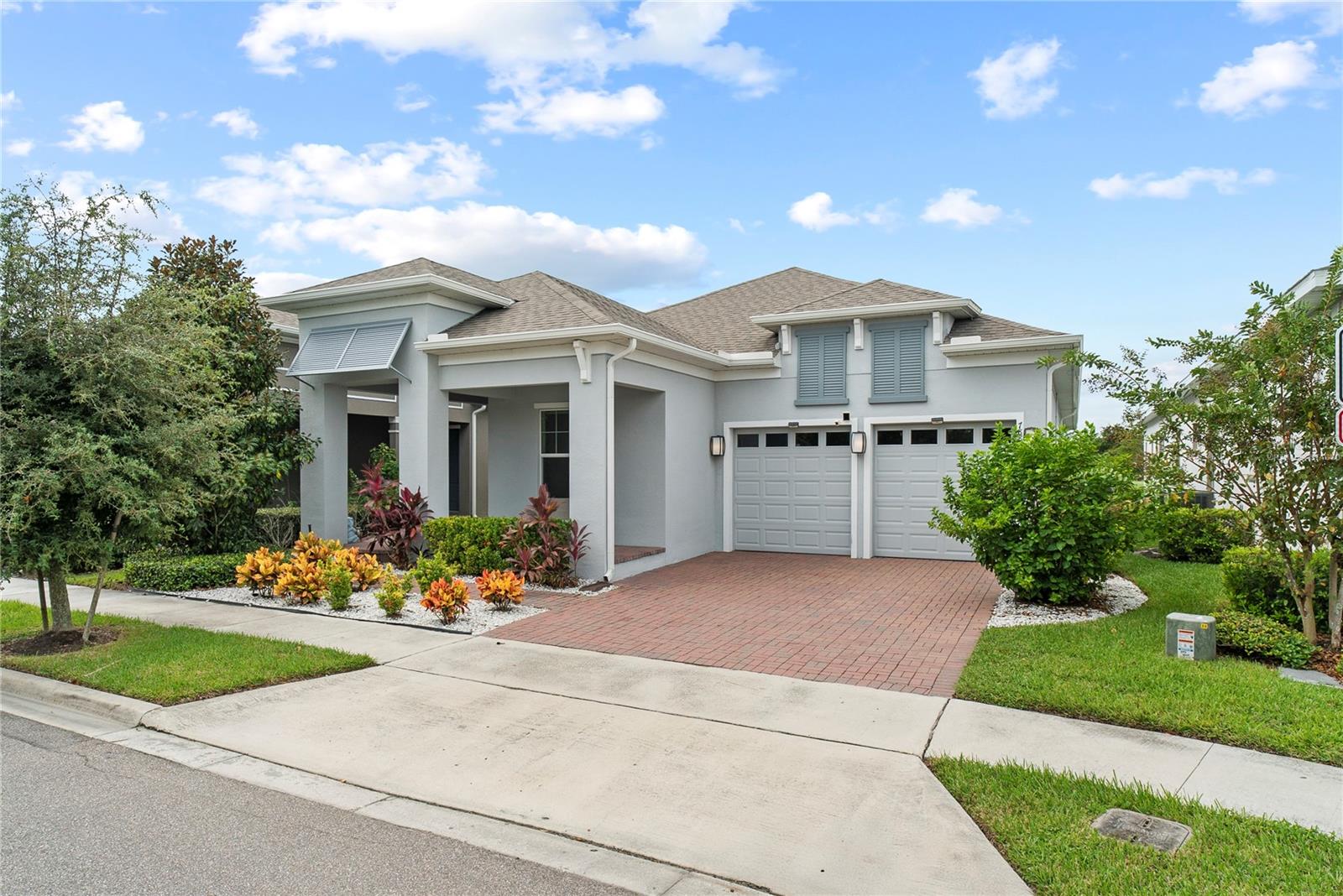 One or more photo(s) has been virtually staged. Modern Smart Home in Winter Garden – 5 Beds, 4 Baths, Lake ViewsBuilt in 2020, this modern, tech-forward one-story home features 5 bedrooms, 4 bathrooms, including a bedroom with a private ensuite bathroom, perfect for guests or multi-generational living. The open-concept layout includes a bright, chef-inspired kitchen with sleek finishes and spacious living areas ideal for entertaining and content creation.Enjoy smart home automation, energy-efficient Tesla solar panels, a Tesla charging station, electric blinds, and a water filtration system. The backyard offers lake views, no rear neighbors, and a patio with hookups for an outdoor kitchen—perfect for hosting friends or TikTok-worthy gatherings.Located in Horizon West/Winter Garden, close to top-rated schools, trendy shopping, dining hotspots, and easy highway access, this home combines modern design, sustainability, and lifestyle convenience—perfect for eco-conscious, connected, and social-first living.