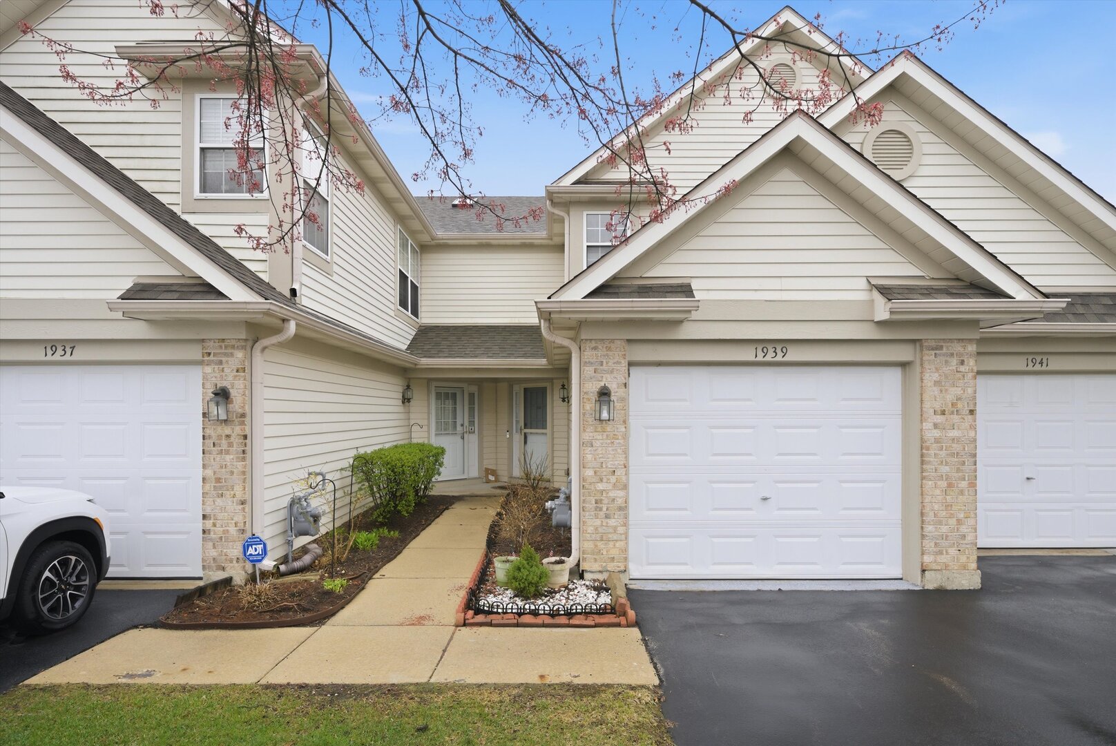 This beautiful townhome located in the desirable Schaumburg area, has everything you need. The home has been freshly painted and features 2 bedrooms, 2 1/2 baths and a 1 car garage. The first floor features a bright, open layout with a large living area and a kitchen with ample cabinetry, table space, and a breakfast bar overlooking the main living space. Upstairs offers a primary suite with vaulted ceilings, dual closets, and a private bath, along with a second bedroom featuring a walk-in closet, an additional full bath, and convenient second-floor laundry. Located in highly rated schools districts, and close to parks, shopping, dining, Woodfield Mall, expressways, and Metra access. Beautiful home is sold as-is.