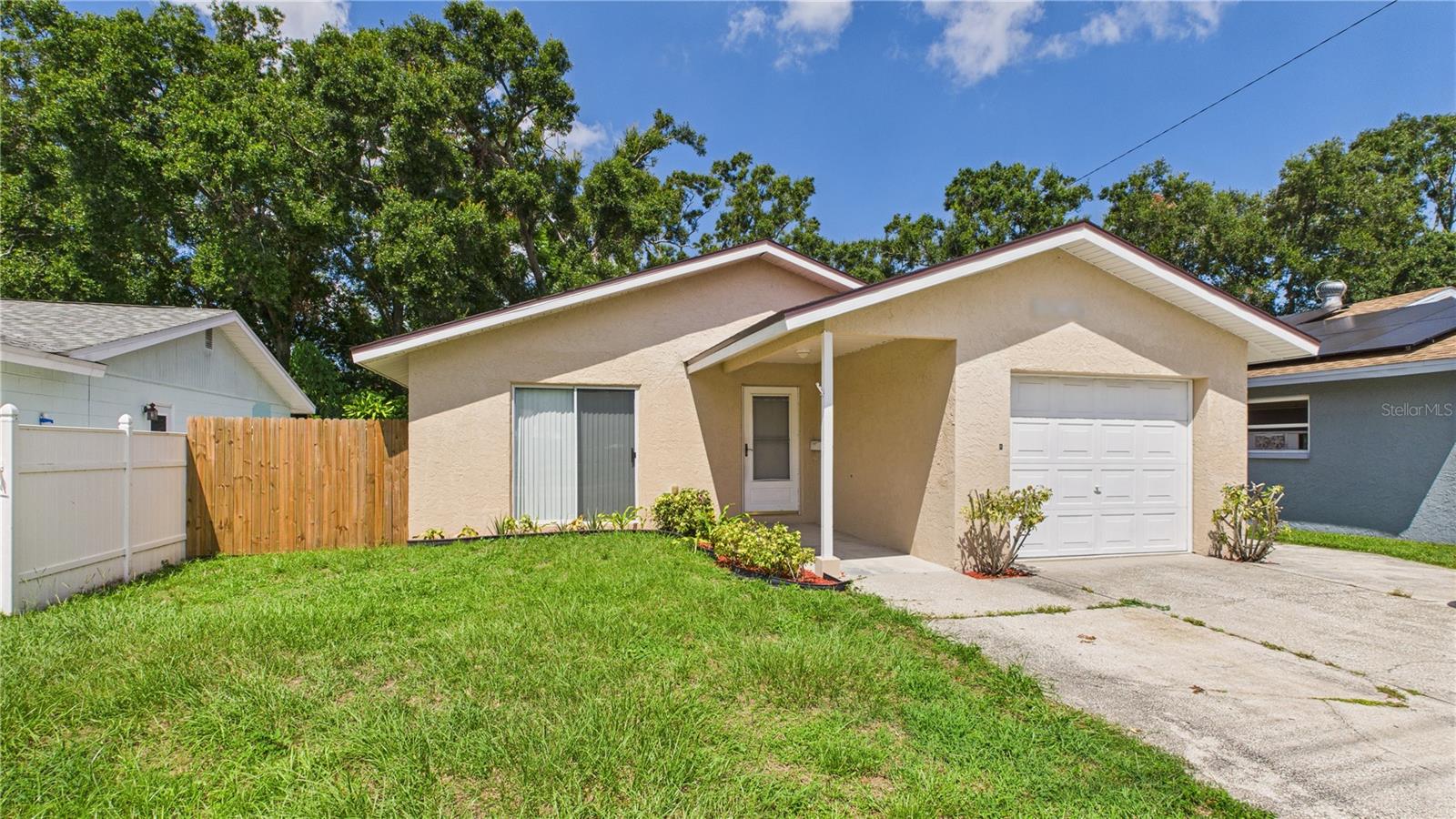 Charming 2/2 home centrally located in Pinellas Park in a NO FLOOD ZONE!

Come home to this beautifully, remodeled 2-bedroom, 2-bathroom home in the vibrant heart of Pinellas Park- where comfort and convenience meld together. 

Step inside and be met with smooth tile floors throughout, offering a clean look that's easy to maintain. The showplace of the house —a renovated kitchen with new cabinets, contemporary countertops, and new appliances. Both bathrooms are tastefully renovated. Whether you're relaxing in the cozy living space or hosting friends over for dinner, this home offers comfort and charm in equal measure.

Outside, you'll enjoy a serene, established community that's just minutes to parks, stores, restaurants, and easy drives to St. Pete, Tampa, and Gulf beaches or relax in the fenced-in backyard.