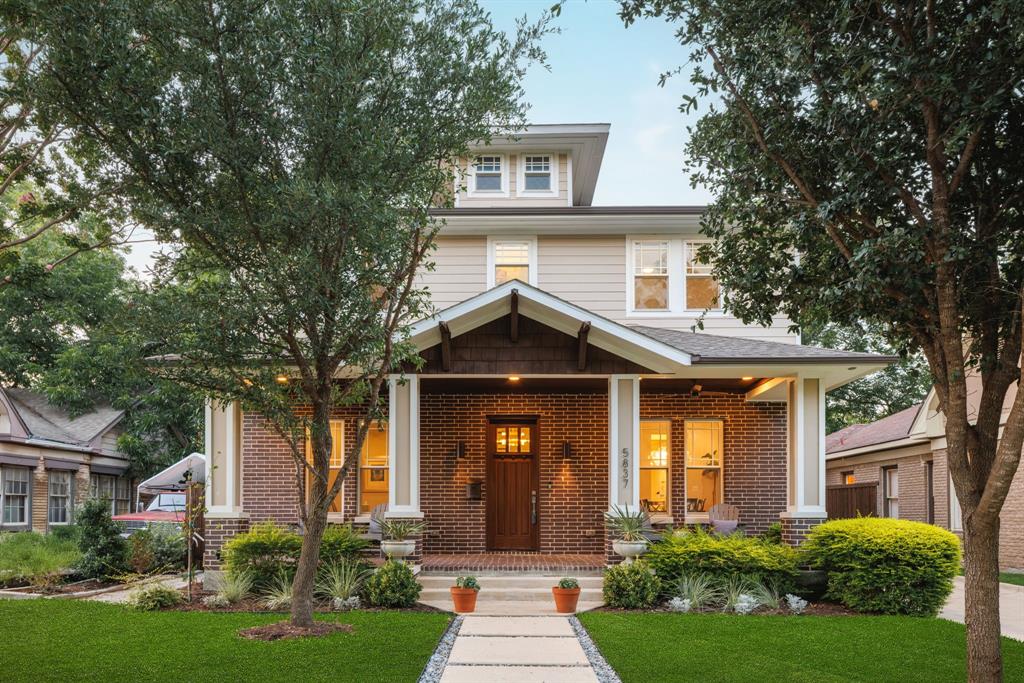 Expertly designed and built, this beautifully finished home offers an exceptional layout perfect for modern family living. With 5 spacious bedrooms, 4 full bathrooms, and a dedicated office, every space is thoughtfully planned.

Downstairs features include a private office, guest bedroom and full bath, formal dining room, and a chef’s kitchen with a large island, built-in breakfast seating, and a butler’s pantry — all overlooking the bright living room and backyard. A generous mudroom-utility space provides seamless access to the detached, oversized two-car garage.

Upstairs, hardwood floors throughout majority, except 2 secondary bedrooms. A central game room or second living area anchors the floor, surrounded by three secondary bedrooms and a serene primary suite overlooking the backyard. The primary bedroom features newly replaced hardwoods and a spa-like bath with a standalone shower, soaking tub, quartz countertops, dual sinks, and ample storage in the walk-in closet.

The living space flows naturally onto a covered patio and additional grilling deck, perfect for outdoor entertaining. The fully gated, ultra-low-maintenance yard includes lush landscaping, board-on-board privacy fencing, and premium turf throughout.

Tucked away on a quiet street in the heart of historic Belmont Addition, you’re just a short walk to Lower Greenville and Tietze Park, with quick access to Downtown and all the best of Dallas.