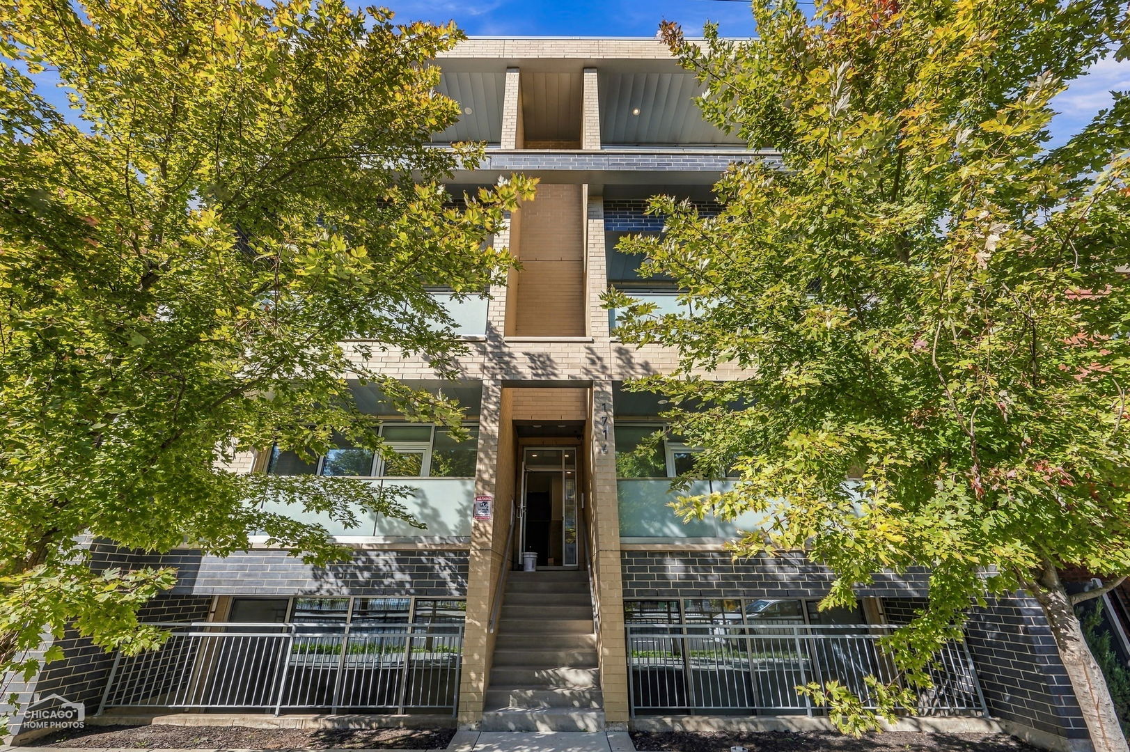 Welcome to 1716 N California, a stunning 2019-built 2 bed, 2 bath in Logan Square. This 1,300 square feet home features modern architecture, sophisticated finishes, and an exceptional layout. This uni is all about living and entertaining: with a spacious kitchen with oversized island, stainless steel appliances, and quartz counters that flow into a generous living room, showcasing a beautiful electric fireplace and balcony overlooking California. The primary bedroom features a large primary suite with a large walk in closet, dual vanity, and separate spa-like shower . The second bedroom features a sizable closet.  The second bathroom has a soaking tub with a beautiful half glass.  Enjoy your own outdoor retreat with a large Rooftop deck, and plenty of room for outdoor dining, entertaining, gardening. A outdoor parking space in the rear is included. Ideally located just two blocks from The 606 Trail, with easy access to Armitage and Cortland Avenues and all the restaurants, cafes, shops, nightlife, and neighborhood amenities Logan Square has to offer.