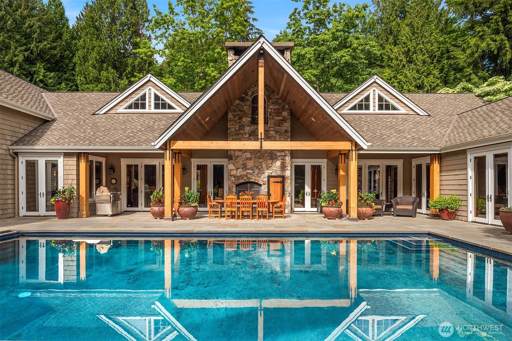 Exterior view of pool