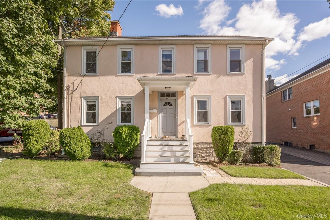 Priced to Sell. " Live - Work - Play Location " 4 / 5 Bedroom, 2 Bath Stucco Colonial Home. Walk to all that Eastchester has to Offer on .13 Acre in RB Zone with Endless Possibilities. Special Features include Office, Large Kitchen Stainless Steel Appliances with Door to Oversized Covered Patio, Perfect for Entertaining. Walk up Attic, Plenty of Parking , 2 Car Detached Garage  & Much More. Lake Isle Membership Available. Please verify all data with town hall. Low Taxes with Star Savings $16,998 if Qualified.