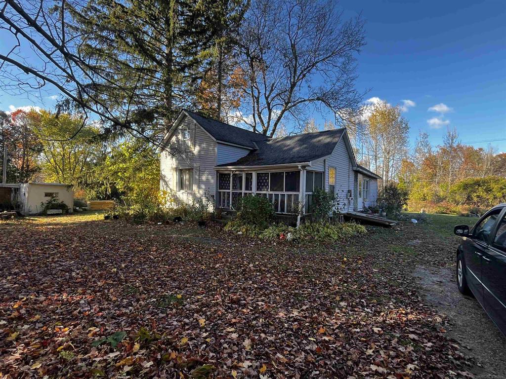 Discover the perfect blend of country living and outdoor recreation on this beautiful 25-acre property. The front half features mature woods, abundant wildlife, and a picturesque creek, making it ideal for hunting, hiking, or simply enjoying nature. The back half offers fertile, farmable fields currently leased to a local farmer on a year-to-year agreement, giving you flexibility to continue or discontinue the arrangement.  Included on the property is an older three-bedroom farmhouse. While it will need some updating, it was occupied by the same renter for the past 20 years and is now vacant and ready for its next chapter. The seller has limited knowledge of the home's condition, as it has been tenant-occupied for over two decades-making this an excellent opportunity for those seeking a fixer-upper, rental investment, or a place to live while enjoying the land.  Whether you're looking to farm, hunt, build, or renovate, this versatile property offers endless possibilities and plenty of natural beauty.