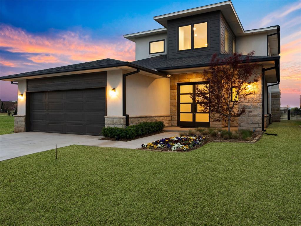 Welcome to Wilshire Point, a meticulously planned 26-acre community offering a harmonious blend of high-end residential homes, recreational, and office spaces designed for those seeking a sophisticated and connected lifestyle. Nestled just East of Nichols Hills, this new development boasts a diverse array of amenities and conveniences to cater to residents of all generations. This brand-new contemporary home offers a luxurious retreat with three bedrooms, three and a half bathrooms, and picturesque waterfront views accentuated by charming walking trails and soothing fountains. As you enter you’re met with soaring ceilings and a flawless open-concept floor plan with oversized windows bringing in ample natural light throughout. This residence is adorned with high-end finishes that epitomize modern elegance and style. A true gourmet kitchen is the centerpiece of the living space complete with cambria quartz countertops, Fisher & Paykel appliances, and designer finishes. The main level is complete with a stunning wet bar overlooking the pond, primary retreat with spacious bathroom and closet connected to the utility room, serene covered patio with picturesque views of the pond and water feature. The upper level houses two additional en suite bedrooms and living room with kitchenette as well as 2nd floor balcony. Ideally located near renowned destinations such as Nichols Hills Plaza, Trader Joe's, and Classen Curve, Wilshire Point provides easy access to a plethora of amenities including Whole Foods, Penn Square/The Oak, and the Oklahoma City Golf & Country Club. Wilshire Point offers a vibrant, sustainable, and interconnected community where you can live, work, and play to the fullest. Don't miss this exceptional opportunity to experience the epitome of contemporary living at Wilshire Point. Contact us now to schedule a private viewing and immerse yourself in the pinnacle of refined living.