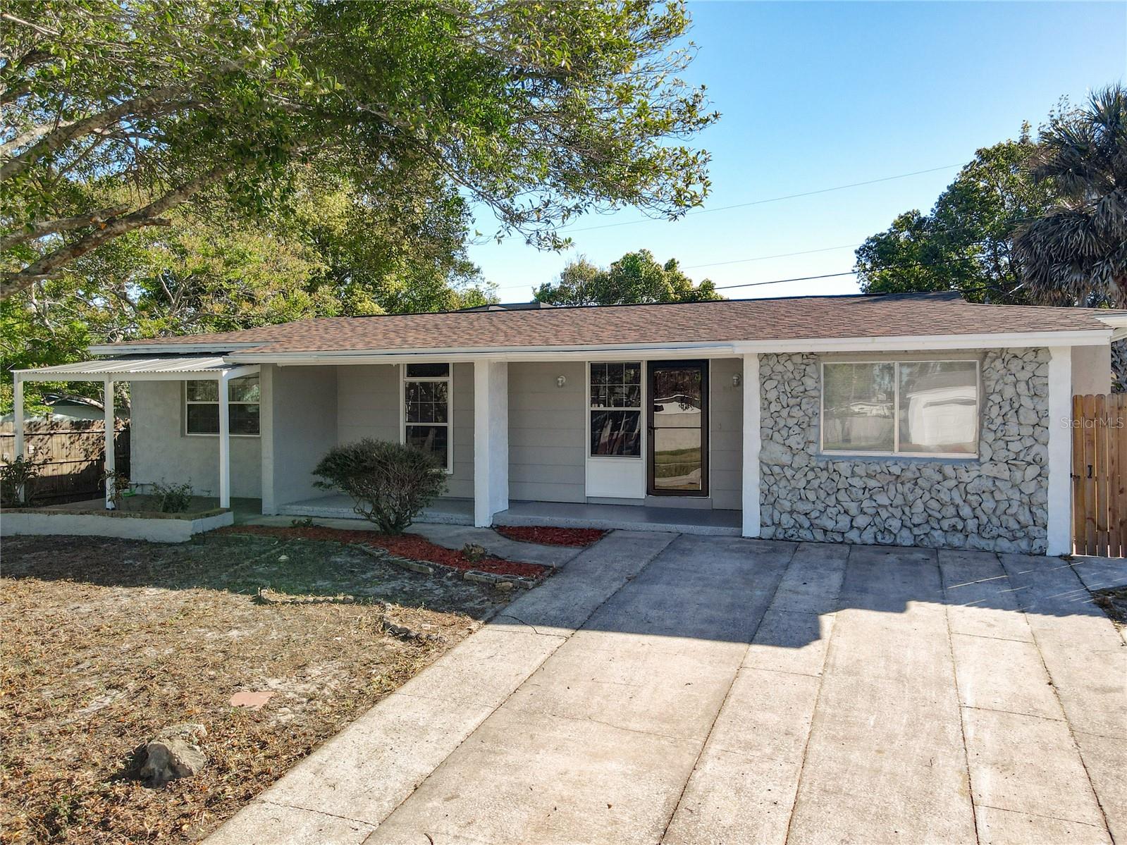 Updated and move-in ready, this 4-bedroom, 2-bath pool home combines modern style with the best of Florida living. Inside, you’ll find a light-filled open floor plan with all-new flooring and a beautifully redesigned kitchen featuring quartz countertops, stainless steel appliances, and upscale finishes throughout. Both bathrooms have been tastefully renovated with sleek, contemporary touches.Enjoy effortless indoor-outdoor living with sliding glass doors that lead to a private screened pool and a generous patio ideal for entertaining or unwinding any time of year. Conveniently located near scenic lakes, shopping, dining, and major highways, this home offers both comfort and accessibility.Opportunities like this don’t come around often, schedule your private tour today!