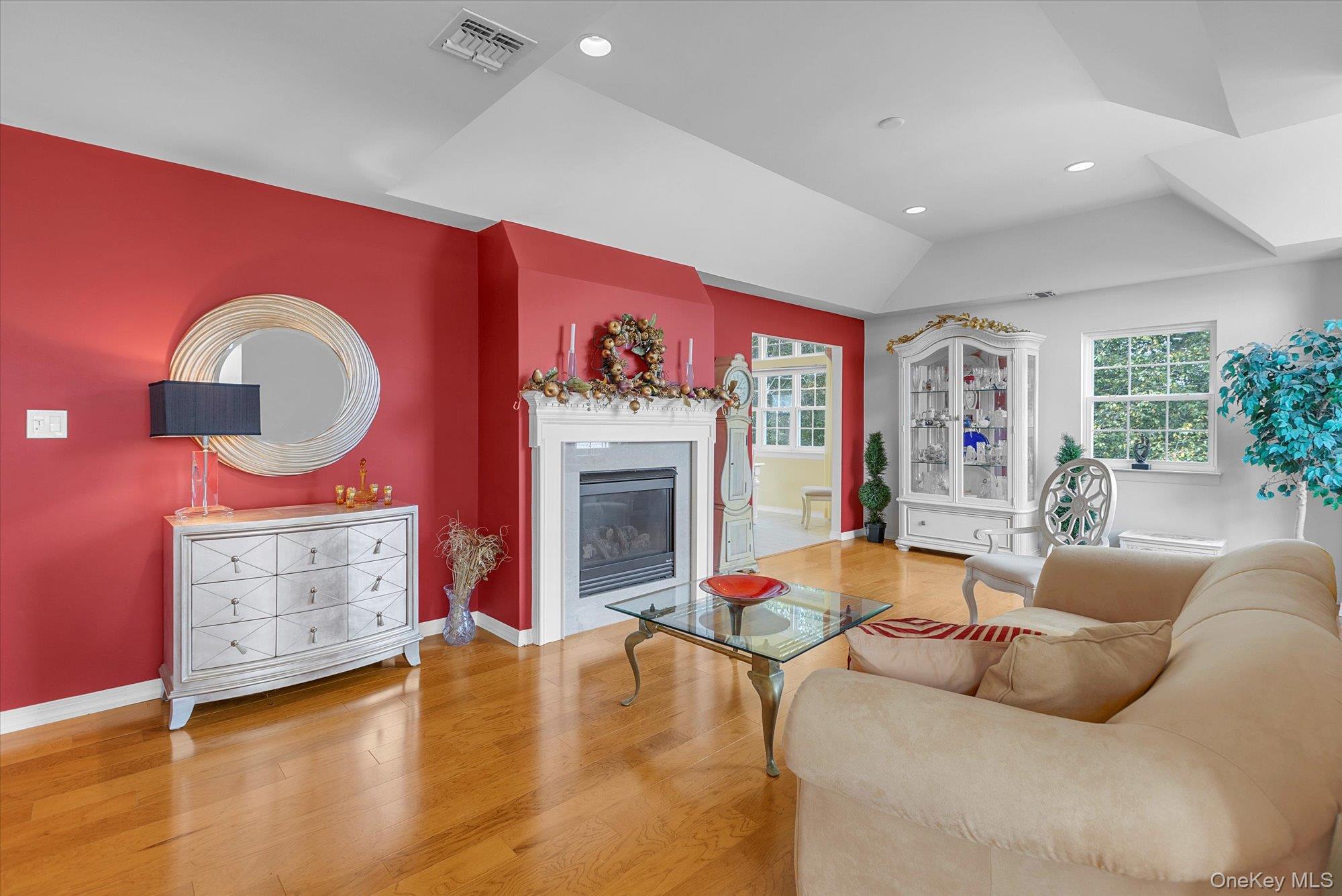 Surrounded by premiere golf courses, at the northernmost location in the coveted Sunken Pond 55+ community, 4006 Saint Andrews Rd, a beatifully appointed and maintained 2 bedroom home with all on one level, is in a prime location! This light-filled home features Brazilian hardwood floors throughout, gas fireplace, cathedral ceiling, reading alcove, a sunny deck overlooking golf course accessible from both bedroom and dining room, and an office/third bedroom. Sunken Pond is close to everything! Shopping, restaurants, vineyards, breweries, golfing, farmstands, both bay and Sound beaches, live theatre at the Suffolk, medical, the LIE and the South Fork are minutes away! Community amenities include a clubhouse with kitchen, bar, exercise room, and media room. Plus swimming pool and bocce courts. The living is easy in Sunken Pond!