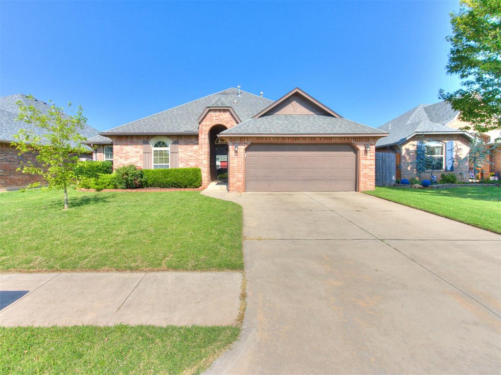 Welcome to this beautifully maintained, move-in-ready home in the desirable Talavera Addition! Offering 3 spacious bedrooms and 2 full bathrooms, this home combines comfort, style, and functionality in a fantastic location.Inside, you’ll find a bright and inviting floor plan featuring a blend of warm wood flooring and comfortable carpet throughout, creating the perfect balance of durability and comfort. The spacious living areas provide plenty of room for relaxing or entertaining, while the well-designed layout makes everyday living effortless.The home also features a brand-new roof installed in July 2026, giving buyers added peace of mind and long-term value. An in-ground storm shelter located in the garage offers an extra layer of safety during Oklahoma’s storm season.Step outside to enjoy the covered back patio, an ideal space for morning coffee, weekend barbecues, or simply unwinding after a long day. The backyard also includes a storage outbuilding, providing additional space for lawn equipment, tools, or seasonal storage.If you’re searching for a move-in-ready home with thoughtful updates, spacious bedrooms, and valuable extras, this Talavera Addition property is one you won’t want to miss. Schedule your private showing today!