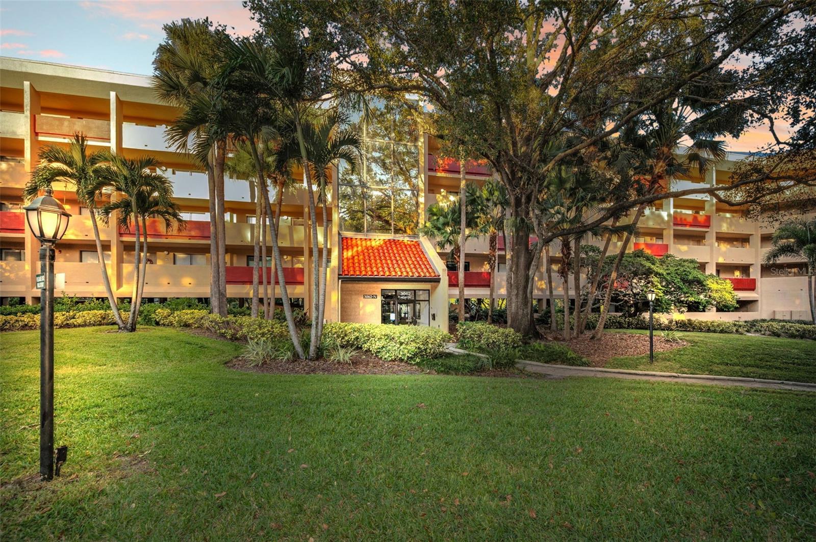 Welcome to Imperial Pines — Resort-Style 55+ Living in Clearwater!
Discover this beautifully renovated 2BR/2BA condo offering 1,250 sq. ft. of open, light-filled living space in a secure, gated community. The stylish floor plan features a redesigned layout, Portuguese tile throughout, and a fully renovated hall bath with walk in shower (2024). The chef’s kitchen boasts taller solid wood cabinetry, granite countertops, plantation shutters, and newer upscale dishwasher and refrigerator.  

The spacious revamped primary suite now includes a roomy walk-in closet with built-ins, changing area, and a modern private bath. Additional highlights of the home: INSIDE full-size washer & dryer, new AC and water heater (2022), impact windows (2023), removal of the bonus room to allow living room expanse. FURNISHINGS ARE INCLUDED.

Enjoy outdoor living on your private patio with a view of lush manicured grounds or take advantage of the community’s resort-style amenities—heated POOL with an actual deep end, SPA, outdoor shower, grill area, clubhouse, FITNESS CENTER, and scenic walking trail. Internet, basic cable, water, sewer, trash, exterior, and grounds maintenance are all included in the HOA, which also features fully funded reserves and a 2026 DECREASE in the monthly maintenance fee to be $656.77.

Protect your transportation investment, with your private covered ground floor parking garage #35 and adjacent storage included.  All the while, multiple guest parking is located in front of the building.  Conveniently located near a plethora of shopping, dining, and entertainment establishments.  Minutes to Downtown Safety Harbor, Dunedin, Honeymoon Island, and Clearwater Beach.  Make an offer today!