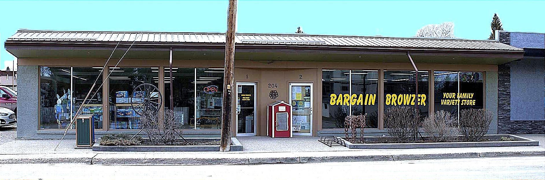 Located in busy downtown Sundre, this solid 5334.76 sq ft, cinder brick reinforced with rebar building offers a number of possible opportunities for the business owner or investor.  For the investor, this building can potentially earn a 6+%  Cap Rate (may vary).   The growing town of Sundre receives thousands of visitors a year (primarily in summer) and represents a terrific opportunity for any business.
You can locate your retail or service business in the whole space, or easily re-establish the previous dividing walls into two bays and rent the other one out.  Start the next chapter for your business or launch a new investment, in this prime location, by calling your commercial Realtor® or the listing agent to arrange a viewing appointment today.  Do not disturb the current business, owner or employees, with inquiries.  Viewings are to be by appointment only.
