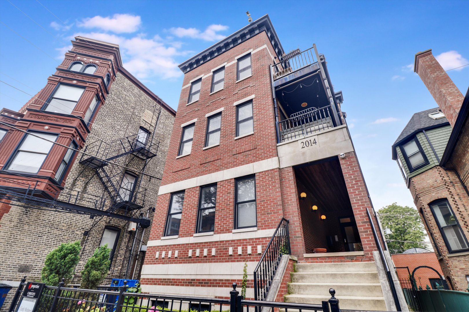 Lovely, sun-filled 2BR/2BA on the 2nd floor of an all-brick 3-unit building in the heart of Lincoln Park. This turnkey home features dark-stained hardwood floors, an open-concept LR/DR/kitchen with a fireplace flanked by built-ins, Room for a real DR table, flow into kitchen which features a large island, 42" espresso cabinets, all SS high-end SS appliances, and light granite counters. The side balcony off the living area-not the back-offers space for a sofa, table, grill, and more, perfect for relaxing or entertaining. Spacious primary suite with organized WIC and marble bath w/double sinks, separate shower & whirlpool tub. Generous 2nd BR and marble guest bath. In-unit laundry, storage and garage parking included. Steps to Armitage, CTA, Clybourn shops & restaurants, and Oscar Mayer School District.