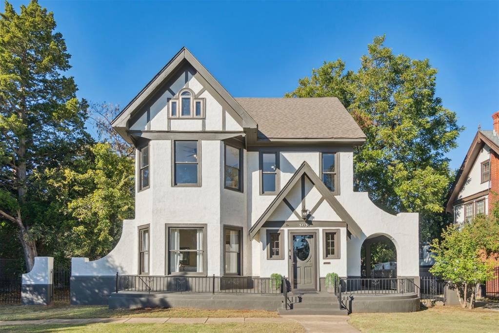 A timeless Tudor Revival in historic Putnam Heights blends 1900s character with a top-to-bottom designer renovation. With striking gables, stucco facade, and original architectural charm, this home offers modern luxury in one of OKC’s best kept secret, heritage neighborhoods. Reimagined interiors showcase a new custom kitchen with leathered granite, refinished surfaces, restored antique lighting alongside new fixtures, updated plumbing and electrical, and foundation improvements. The layout features multiple living spaces, flexible sunroom, and a fully added primary suite bath on the second level. Additional enhancements include new HVAC for upper floors, relocated laundry with utility sink, carpet on second and third floors, exterior paint and wood repairs, screened porch upgrades, garage doors, and thoughtful tree removal to elevate curb appeal and light. A rare opportunity to enjoy period architecture and turn-key living minutes from Western Avenue, Uptown 23rd, Plaza District, and Classen Curve.