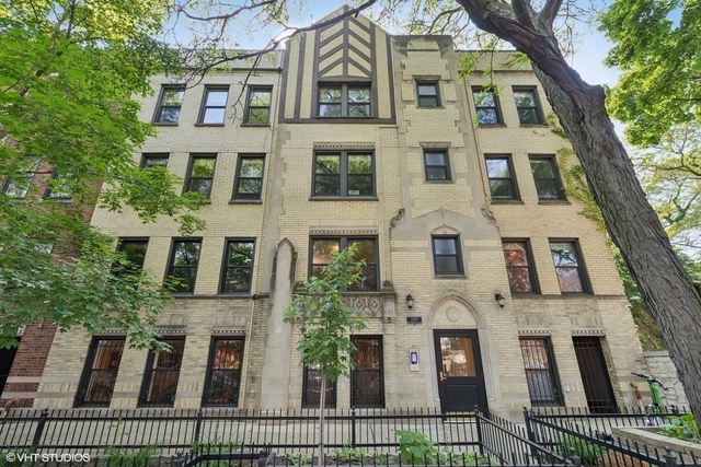 Nestled on one of the most beautiful, tree-lined streets in the heart of East Lincoln Park, this bright and move-in ready 1 bedroom, 1 bathroom condo offers the perfect blend of charm, comfort, and convenience. Enjoy the ease of in-unit laundry, central air, and a private balcony - all just steps from Oz Park, the lakefront, Lincoln Park Zoo, and some of Chicago's best shopping and dining. Inside, the thoughtful layout welcomes you into an open-concept living, dining, and kitchen area, where hardwood floors and abundant natural light set a warm tone. Your thoughtfully designed living space provides updated lighting, fresh paint, and custom built-in cabinetry, as stylish as they are functional. The kitchen features stainless steel appliances, granite countertops, and plenty of storage. Sliding doors lead to your private balcony-one of only a few in the building-perfect for sipping morning coffee or grilling dinner with friends. The primary suite boasts a full wall of built-in closets and comfortably accommodates a king-size bed along with a dresser and cozy reading chair. Your fully remodeled bathroom features a brand-new vanity and lighting, chic tile work throughout, and a shower/tub combination for added versatility. Thoughtful storage continues with a spacious hallway closet, a laundry closet, and a dedicated linen closet conveniently located just outside the bathroom. With low monthly assessments, healthy reserves, and all the charm of an intimate vintage building, this home checks every box in one of the city's most desirable neighborhoods. Don't miss your chance to make it yours!