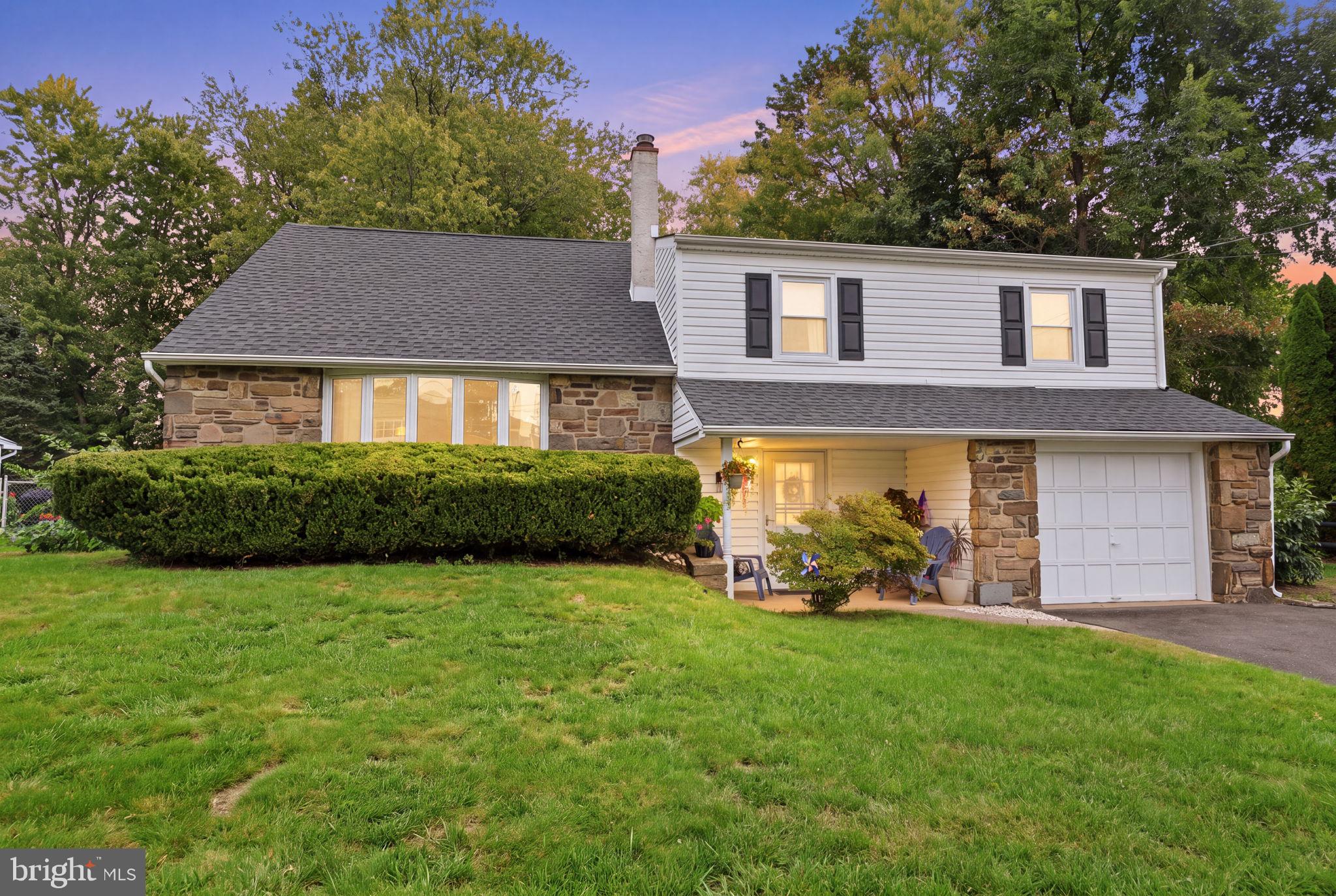 Welcome to 177 Share Drive, a solid, well-maintained four-bedroom, two-and-a-half-bath split-level home in Falls Township offering generous living space, a versatile floor plan, and plenty of potential to make it your own!The main living areas include a spacious living room, formal dining room, kitchen, and comfortable family room featuring a beautiful stone wood-burning fireplace. The sellers have had the fireplace inspected annually, and it has been well maintained. Just beyond the family room is a wonderful sunroom overlooking the fenced backyard—an inviting space to relax, entertain, or simply enjoy the outdoors.The home's thoughtfully designed layout offers three bedrooms and two full bathrooms on the second level, while the third level features an exceptionally spacious fourth bedroom, ideal for a private retreat, home office, or additional living space. A convenient powder room is located on the main living level.Located just off the family room is the laundry room, which houses the oil-fired hot water heating system. The washer and dryer are included with the sale. The home also features a one-car garage with direct interior access, adding everyday convenience.The fenced backyard offers plenty of room for outdoor activities, gardening, and entertaining. A storage shed provides additional space for lawn equipment and tools. The sellers are including their Weber gas grill, along with shelving boards and materials currently stored in the garage that can be used to create additional shelving in the shed.Additional highlights include central air conditioning installed in 2023, a newer roof, and a newer oil-fired hot water heating system. The oil tank is located in the crawl space, and the heating system is covered by a transferable Meenan maintenance agreement, providing added peace of mind for the next owners.The kitchen and bathrooms retain their original finishes, offering an excellent opportunity for buyers to update and personalize these spaces to suit their own tastes. This home has been well cared for over the years and provides a solid foundation for its next chapter.With four bedrooms, multiple living areas, a sunroom overlooking the fenced backyard, and the convenience of an attached garage, 177 Share Drive offers space, comfort, and possibilities.The sellers prefer a settlement date in mid-December. Come see the potential and imagine making this house your next home!