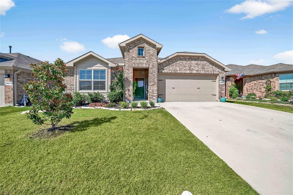 Stunning single-story 4-bedroom home brimming with custom touches and stylish upgrades! Step inside to a striking feature wall that sets the tone and offers the perfect spot for coats and backpacks. The smart split layout places secondary bedrooms at the front, giving the primary suite a private retreat. Flooded with natural light, the open-concept design showcases a gorgeous kitchen with a spacious center island, gleaming gas range, and abundant cabinetry—perfect for everyday living or entertaining. The primary suite is a true escape with a luxurious ensuite featuring built-in storage and an oversized walk-in shower. The backyard is an entertainer’s dream with a large covered patio and a beautiful outdoor fireplace, ideal for cozy evenings. All this in a prime location within a vibrant community offering fantastic amenities!