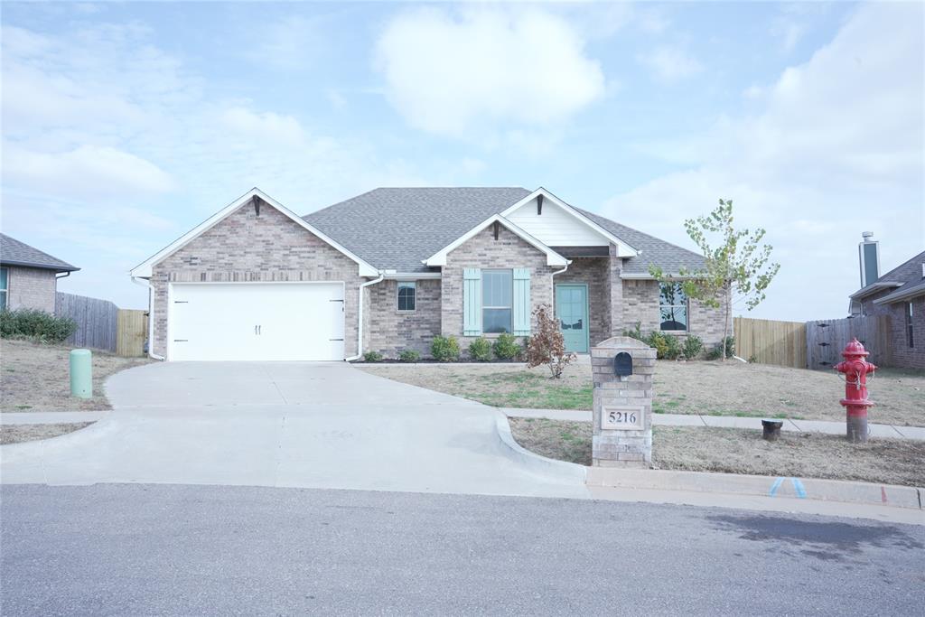 Welcome to this beautifully maintained 2022-built home tucked inside a quiet cul-de-sac in one of Edmond’s most desirable and fast-growing areas. Offering 1,631 sq ft of thoughtfully designed living space, this single-story home blends modern comfort with low-maintenance living. The open layout features a bright living area, a spacious kitchen, and a seamless flow ideal for everyday living or entertaining. The home includes 3 bedrooms, 2 full baths, and a dedicated office, providing flexibility for work, hobbies, or study. The primary suite is comfortable and well-appointed, with secondary bedrooms positioned for privacy. Step outside to a fully privacy-fenced backyard complete with an outdoor fireplace, creating a perfect setting for year-round enjoyment. Located within the Edmond School District, this home is served by Redbud Elementary (8/10), Central Middle (8/10), and Memorial High School (9/10). You’ll enjoy quick access to I-35, new retail development, restaurants, and parks—everything that makes northeast Edmond highly sought after.Buyer to verify all information including schools, square footage, and lot size.
