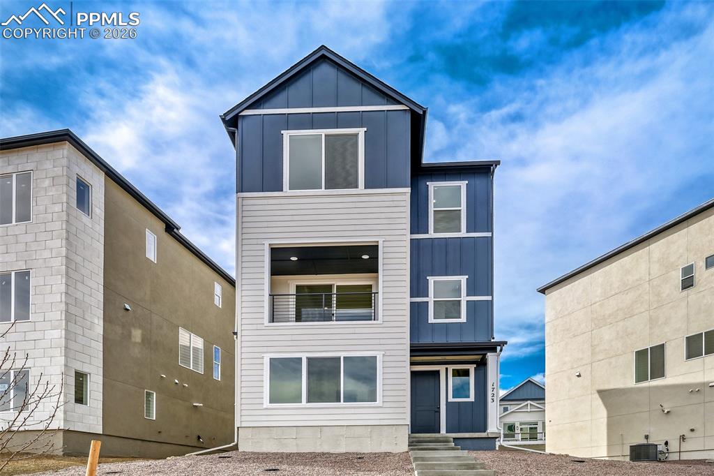 The Ridgway features luxurious living spaces across a desirable three-story layout. Upon entry, a cozy foyer overlooks an adjacent 4th bedroom and bath that could also be used as a flex space. On the second floor, you'll find the open-concept great room, which provides easy access to a covered balcony, ideal for outdoor entertaining. The kitchen connects to a casual dining area and is well-appointed with a sizable walk-in pantry as well as a large center island. The tranquil primary bedroom suite is secluded on the third floor, complete with an ample walk-in closet and a private bath featuring dual sinks, a private water closet, and a luxe shower. Also found on the third floor are two secondary bedrooms that share a full hall bath. Additional features of the Ridgway include a powder room on the main living level, bedroom-level laundry, and ample storage throughout the home. Large sloping home site adjoins open space.