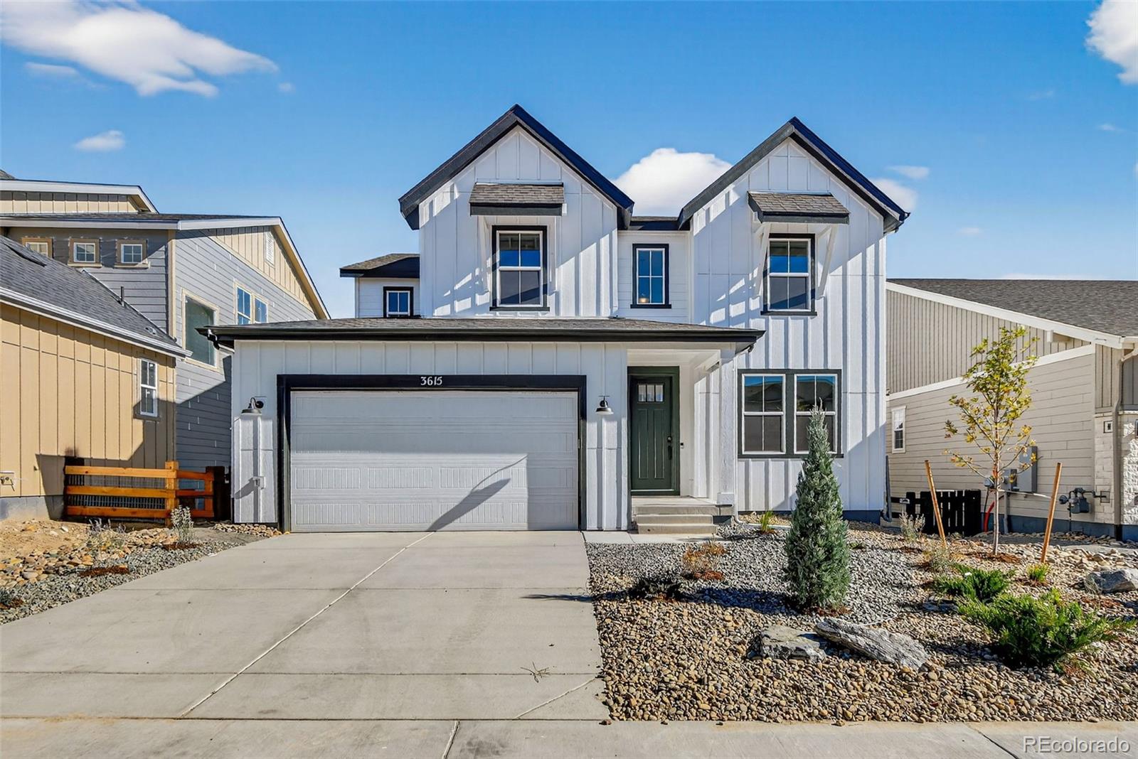 New Construction - Ready Now! Built by America's Most Trusted Homebuilder. Welcome to the Silverthorne at 3615 Recess Lane in Macanta City Collection! Step through the front porch into a welcoming foyer with a study and half bath nearby. The open kitchen, dining area, and two-story great room with a fireplace create a warm and connected space. A morning room just off the kitchen is perfect for soaking in Colorado sunshine. A walk-in pantry, garage entry, and extra storage make daily life easier. Upstairs, the primary suite features a spa-inspired bath and walk-in closet. Three additional bedrooms, a shared bath, and a laundry room complete the second floor. At Macanta in Castle Rock, enjoy over 1,000 acres of open space and trails, plus The Spoke amenity center with fitness, pools, co-working spaces, and more. You're close to charming downtown, top schools, and major highways. Additional Highlights Include: Fireplace at great room, covered outdoor living, study and walk-out unfinished basement. MLS#1581112