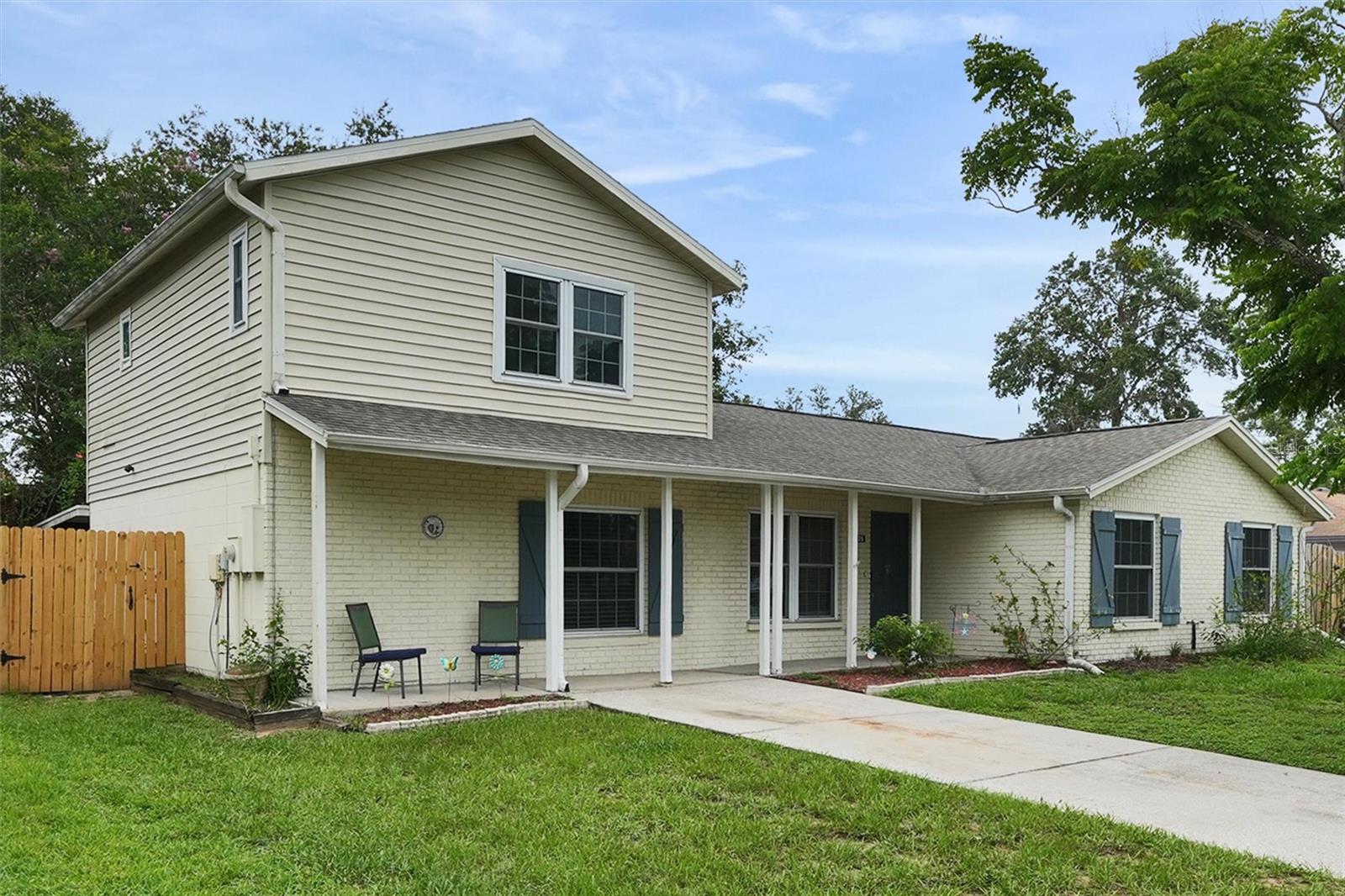 Immaculate Two-Story Pool Home with Dual Primary Suites and Modern Updates. This spacious 2,105 sq. ft. residence blends comfort, versatility, and timeless care. With two generously sized Primary Bedrooms featuring En-Suite Bathrooms and a thoughtfully designed split floor plan, the home offers unmatched privacy—perfect for multigenerational living or gracious guest accommodations.
Pride of ownership radiates throughout. With only two dedicated owners since 1974, this home has been meticulously maintained and thoughtfully updated. Recent improvements include: New Roof (2022), New AC system (2023), Hurricane Entry Door, Updated Plumbing, Energy-Efficient Double-Pane Windows, All-new Interior Doors, Modernized Kitchen and Bathrooms, Resurfaced Pool with New Pool Pump and Filter, Workshop or Pool Shed is equipped with Electricity and Air Conditioning. Tucked away on a quiet, no-through-traffic street, this property is a private oasis designed for easy living and effortless entertaining.