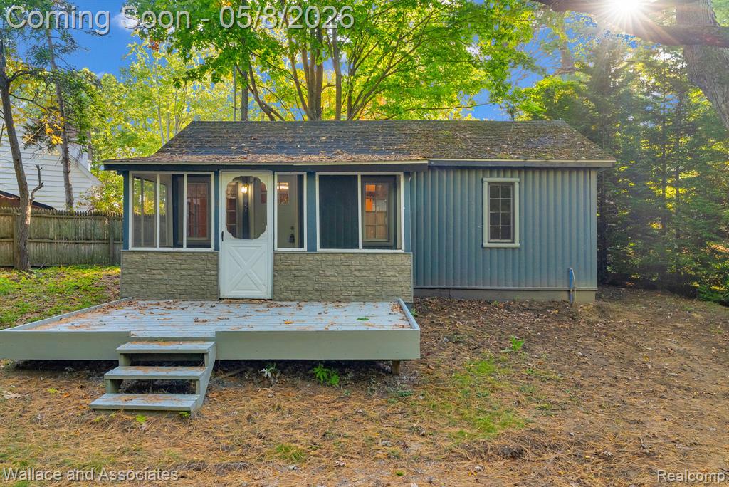 Coastal cabin with modern charm just steps away from Lake Huron, with an 12ft. walkway easement to the beach!! Perfect weekend getaway to relax, hear the water echo from the shoreline and see the sunrise. Only 3 miles North of Lexington, offering local attractions such as shops, bars, restaurants, boardwalk, marina, theater etc. Recent updates include, new well in 2025, flooring, kitchen cabinets, fixtures, title, bathroom vanity, shower, exterior door, deck etc!  Call to schedule a showing today. Please do not drive to the lake, private drives at the end of the road... NO TURN AROUND!!!.. park and walk from property..