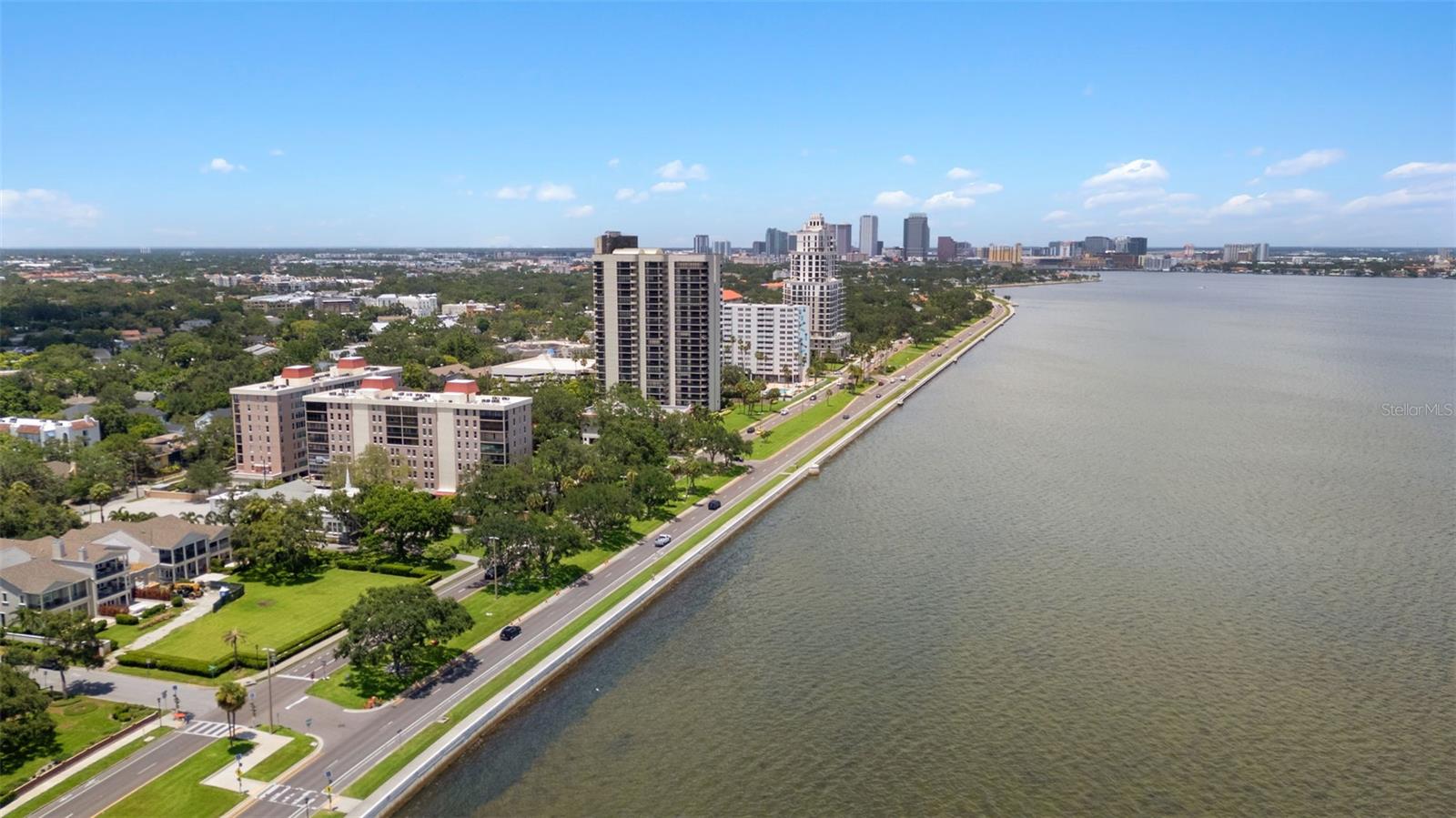 Truly one-of-a-kind 2-bedroom condo featuring an exquisite terrace overlooking iconic Bayshore Boulevard!  Located in the highly sought-after 55+ community of Howell Park, this gorgeous unit truly lives like a single-family home but with the convenience of condominium life.  From the moment you enter your semi-private foyer, you will feel right at home in this immaculately maintained unit.  Featuring gleaming parquet floors and custom built in features, luxury is found in every room.  A formal living room and dining room, chef’s kitchen, and a beautiful, enclosed sunporch/loggia offer plenty of room for dinner parties and entertaining guests. Better yet, host your guests on your private terrace and enjoy the sweeping views of the bay.  Take a stroll around the serene and gated grounds of Howell Park, take a dip in the glistening pool, or get some fresh air along Bayshore Beautiful – Howell Park offers something for every lifestyle! HOWELL PARK IS A 55+ COMMUNITY with a 24-hour manned security gate and incredible onsite maintenance/management staff.  This building has already cleared its required milestone inspection.