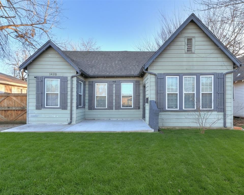 This inviting home continues to impress with well-planned spaces, modern comforts, and a location that keeps you close to everything Oklahoma City has to offer.Additional Features & AmenitiesBedrooms: Three generously sized bedrooms, including a private primary suite with an en-suite bathBathrooms: Stylishly updated bathrooms featuring modern vanities and contemporary tile workLaundry: Large, dedicated laundry room with plenty of space for storage and functionalityMechanical Systems: Energy-efficient HVAC system for year-round comfortSecurity: Upgraded security features including fingerprint locks and exterior cameras for added peace of mindLocation: Ideally situated just minutes from schools, parks, shopping, and OKC’s vibrant dining and entertainment sceneCombining comfort, efficiency, and convenience, this home is thoughtfully designed for modern living. From its spacious bedrooms and updated baths to its smart security features and unbeatable location, it offers a lifestyle that’s both practical and enjoyable—right in the heart of Oklahoma City.