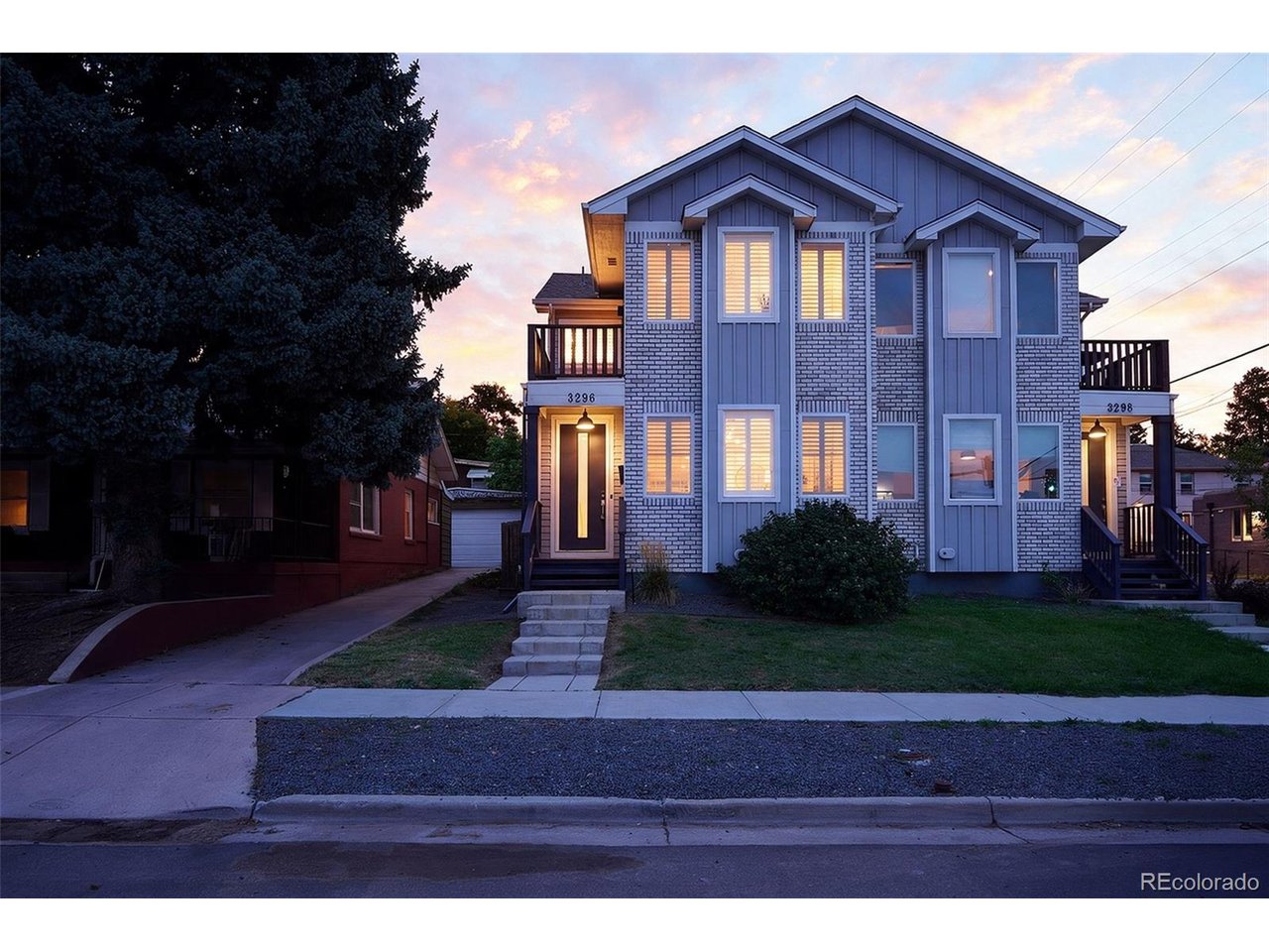 Modern design and room to spread out near the heart of Englewood! Built in 2018, this 3-bedroom, 4-bath half duplex offers 2,462 finished square feet across three levels, plus a detached two-car garage.The main level brings together the living room, dining area and kitchen, with a dedicated office and convenient powder bath. Upstairs, the primary bedroom has an en suite bath, while a second bedroom has access to another full bath. An additional workspace and upstairs laundry add flexibility to the layout.The finished basement expands your options with a third bedroom, bathroom, bar and entertainment area-ideal for movie nights, guests or a separate place to unwind. Enjoy a location within walking distance of downtown Englewood's shops, restaurants, and bars, with the South Broadway corridor nearby. A compelling opportunity to own a newer home in an established neighborhood.