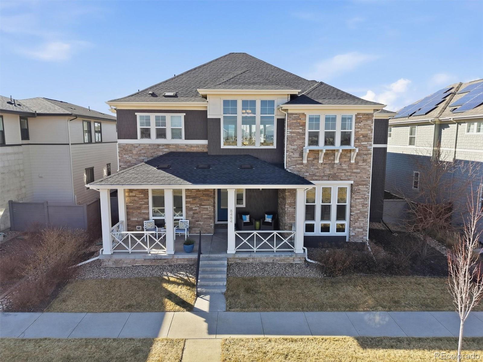 Youtube Video - https://youtu.be/pPHzgCkiGZYPositioned on Cottonwood Park with unobstructed open-space views, The Lake Haus is a statement residence designed for the executive buyer who values architecture, discretion, and proximity. Built by Infinity Homes and defined by soaring 20-foot ceilings, the home delivers scale without sacrificing warmth or livability.A dramatic foyer introduces refined interiors marked by hand-troweled walls, curated designer lighting, and rich hardwood flooring. The formal living room captures immediate views of the park and trails, with walls of windows that flood the home with natural light while preserving privacy.The chef’s kitchen operates as both a culinary workspace and a hospitality hub. Custom white cabinetry extends to the ceiling, complemented by a Carrara marble diamond backsplash, quartz surfaces, built-in appliances, and a professional-grade six-burner cooktop. A substantial walk-in pantry and separate butler’s pantry ensure seamless entertaining — whether hosting intimate dinners or larger executive gatherings. Sliding glass doors create effortless indoor-outdoor flow to the covered terrace and built-in fire feature.With seven bedrooms and six bathrooms, each suite offers generous proportions and oversized closets, providing both function and separation for guests or multigenerational living. The fully finished lower level adds a private guest retreat and an expansive lounge designed for film screenings, game days, or executive-level entertaining.Beyond the residence, the location is equally strategic. Steps to Willow Elementary School, Maverick Pool, miles of trails, playgrounds, and the Shops at Northfield, with direct access to Downtown Denver and DIA, this address balances lifestyle and logistics with intention.The Lake Haus represents a rare opportunity to secure a park-front estate in one of Denver’s most established luxury enclaves — a property that reflects both achievement and ease.