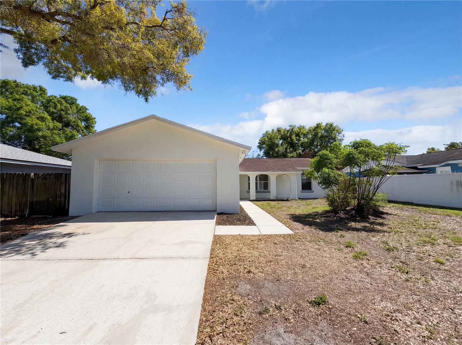 Welcome to the residence located at 909 Winchester Ct. The exterior includes a covered patio leading to a in ground pool within a fenced in backyard. The mechanical systems contain a new hvac unit. The surfaces display fresh interior paint and fresh exterior paint. This residence maintains consistent structural standards throughout the entire building envelope to ensure functional integrity for the permanent structure. Included 100-Day Home Warranty with buyer activation