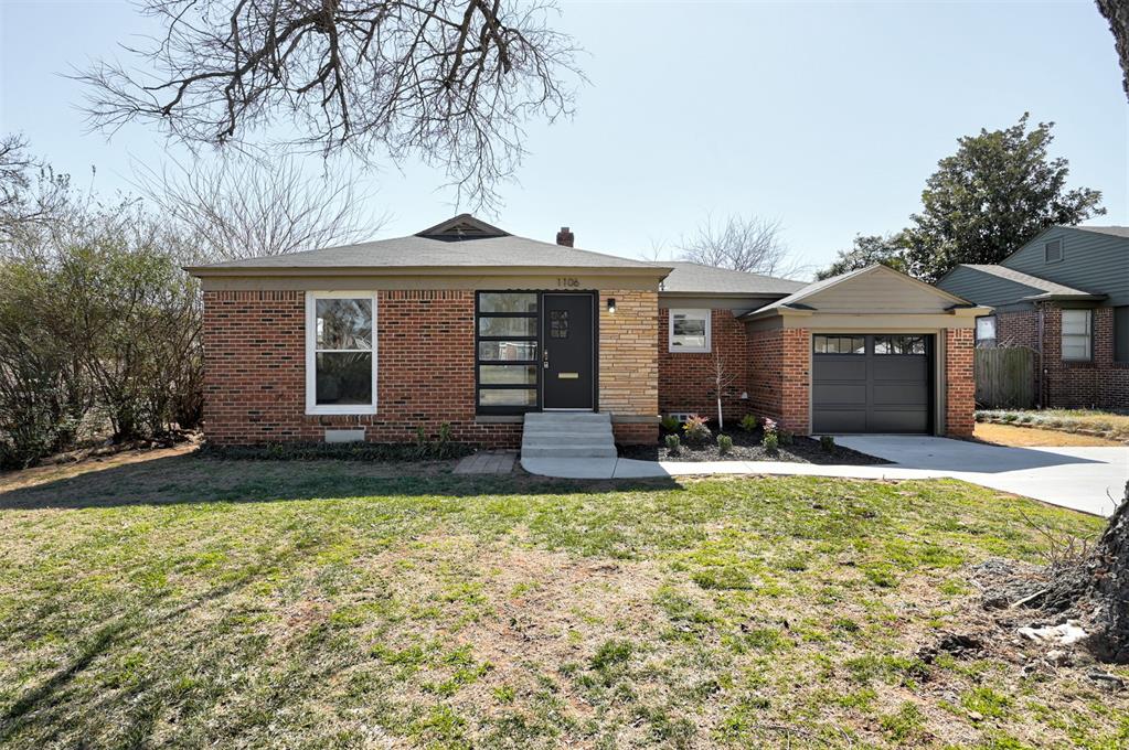 Nestled in the heart of Nichols Hills, this charming 3-bedroom, 1.5-bath home perfectly blends timeless character with thoughtfully curated modern updates. Beautifully refreshed curb appeal welcomes you home, featuring a brand-new concrete walkway and updated landscaping that create an inviting first impression. From the moment you step inside, you’ll appreciate the warmth and attention to detail that make this home truly special. The completely remodeled kitchen serves as the centerpiece of the home, featuring custom cabinetry, beautiful butcher block countertops, updated hardware, and ample storage. The layout offers both functionality and style, making it ideal for everyday living and entertaining. Natural light fills the space, enhancing the inviting atmosphere. Original hardwood floors have been beautifully refinished and extend throughout the home, preserving its classic charm while complementing the fresh updates. The entire interior has been painted in warm, neutral tones, creating a cohesive and welcoming feel in every room. Both bathrooms have been tastefully updated with elegant gold finishes that add a touch of sophistication and modern appeal. Updated lighting throughout the home showcases contemporary black and gold fixtures, tying the design elements together seamlessly. The spacious bedrooms provide comfort and flexibility, whether used for family, guests, or a home office. Each room offers generous natural light and ample closet space. Located just minutes from premier shopping and dining at Classen Curve, this home offers exceptional convenience while maintaining the charm and tranquility of one of Oklahoma City’s most desirable areas. This move-in ready home is a rare opportunity in a sought after location. A must see!