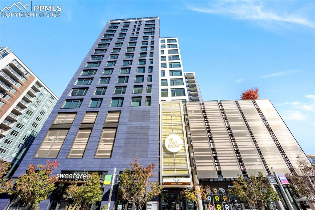 See Realtor Agent Remarks. Modern 2-Bedroom Home with Stunning City Skyline Views and Views of Union Station! Experience the best of luxury downtown living in one of  Denver’s most sought-after addresses. Perfectly located in the heart of downtown, this building offers exceptional building amenities, and unbeatable access to everything Denver has to offer. Highlights of Unit 632: Smart, Spacious Layout Unlike studio layouts, this home features a separate kitchen that keeps your living and entertaining spaces separate from  where your dishwasher and sink are! Bright Living & Dining Area, with large windows with city views and plenty of wall  space for your wall art. Unit 632 has room for a sofa, dining table, and even an exercise bike and includes a private in-unit  washer and dryer with a utility room for extra storage. This building has Unmatched Amenities: *Rooftop pool, jacuzzi, BBQ area, and garden with 180° panoramic city and mountain views *Expansive owners’ lounge with pool table, foosball, and bar seating, *Modern fitness center, library, and meeting rooms, *Secured entrances and multiple cozy common areas for relaxing or socializing, *Prime Downtown Location: Directly across from Whole Foods and Union Station; Enjoy on-site dining at Sweetgreen and Kaffe Landskap; Electric Car Charging in building. Walkable to the light rail, Ball Arena, Coors Field, 16th Street Mall, the Performing Arts Center, restaurants, nightlife, music venues, and parks/biking trails.  Don’t miss your chance to live in the vibrant heart of downtown — where luxury, convenience, and community come together. Rare opportunity.