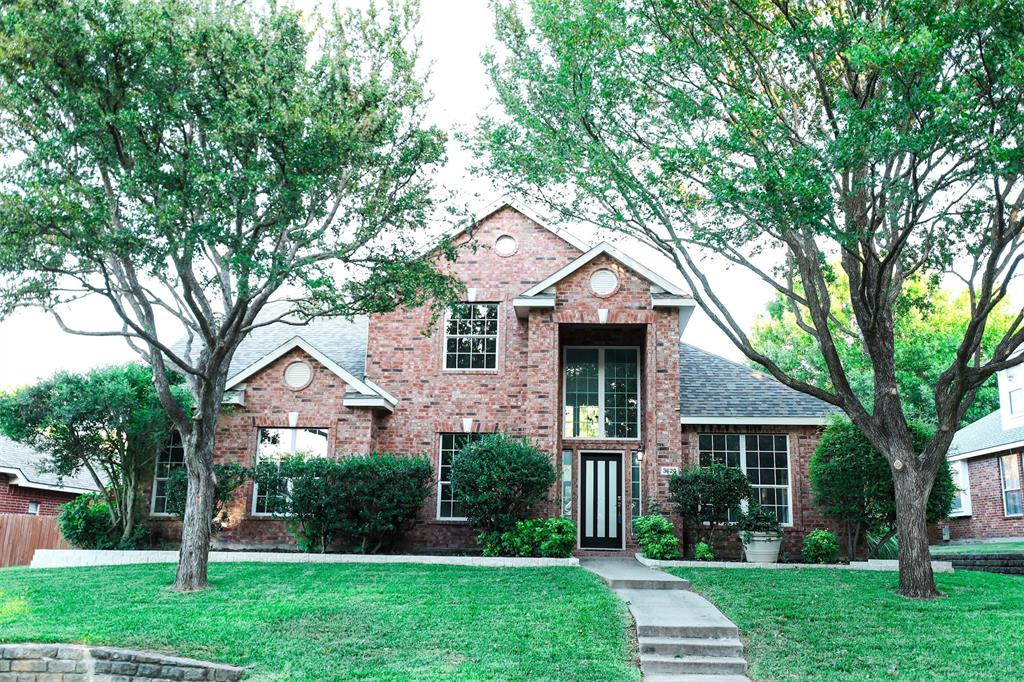 Welcome to this beautifully updated 5-bedroom, 3-bath home in the desirable Stoney Hollow neighborhood of Plano. Ideally situated near community parks, walking trails, and the neighborhood pool, this home also offers convenient access to top-rated schools including Hickey Elementary and Plano East Senior High.

The thoughtfully designed floor plan includes the primary suite on the main level for added comfort and privacy, along with a second downstairs bedroom that’s perfect for guests, a home office, or a flexible living space. The kitchen has been completely refreshed with sleek quartz countertops, modern finishes, and generous cabinet storage—ideal for both everyday cooking and entertaining.

All bathrooms have been updated with matching quartz surfaces, creating a cohesive and contemporary style throughout. Upstairs, you’ll find a spacious game room that’s perfect for recreation, media, or an additional lounge area. The staircase has been upgraded with elegant wrought iron spindles, adding a touch of architectural sophistication.

Every room features brand-new light fixtures, ceiling fans, and chandeliers, enhancing both the look and efficiency of the home. The oversized garage offers extra space for a workshop, bicycle or motorcycle parking, or additional storage—perfect for a variety of needs.

With stylish updates throughout, flexible living spaces, and an excellent location close to parks, schools, and community amenities, this home truly stands out. A complete list of updates is available in the Document Storage section.