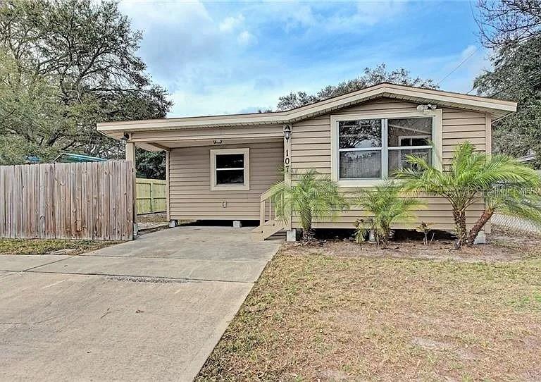 NO FLOOD ZONE!  Welcome to this beautifully maintained home, perfectly situated in a quiet Largo neighborhood. Step inside to to discover hardwood floors that add warmth and character throughout the living spaces.  The fully remodeled bathroom features a stylish double sink vanity, offering both functionality and modern flair.  The kitchen boasts stainless steel appliances, plenty of cabinet space and a functional layout perfect for everyday living and entertaining. Major upgrades include a new HVAC system (2023), a new water heater, and a newer roof (2015)- providing long term value and energy efficiency.  Don't miss your chance to own this charming home just minutes from parks, shopping, and Gulf beaches.  Schedule your showing today!